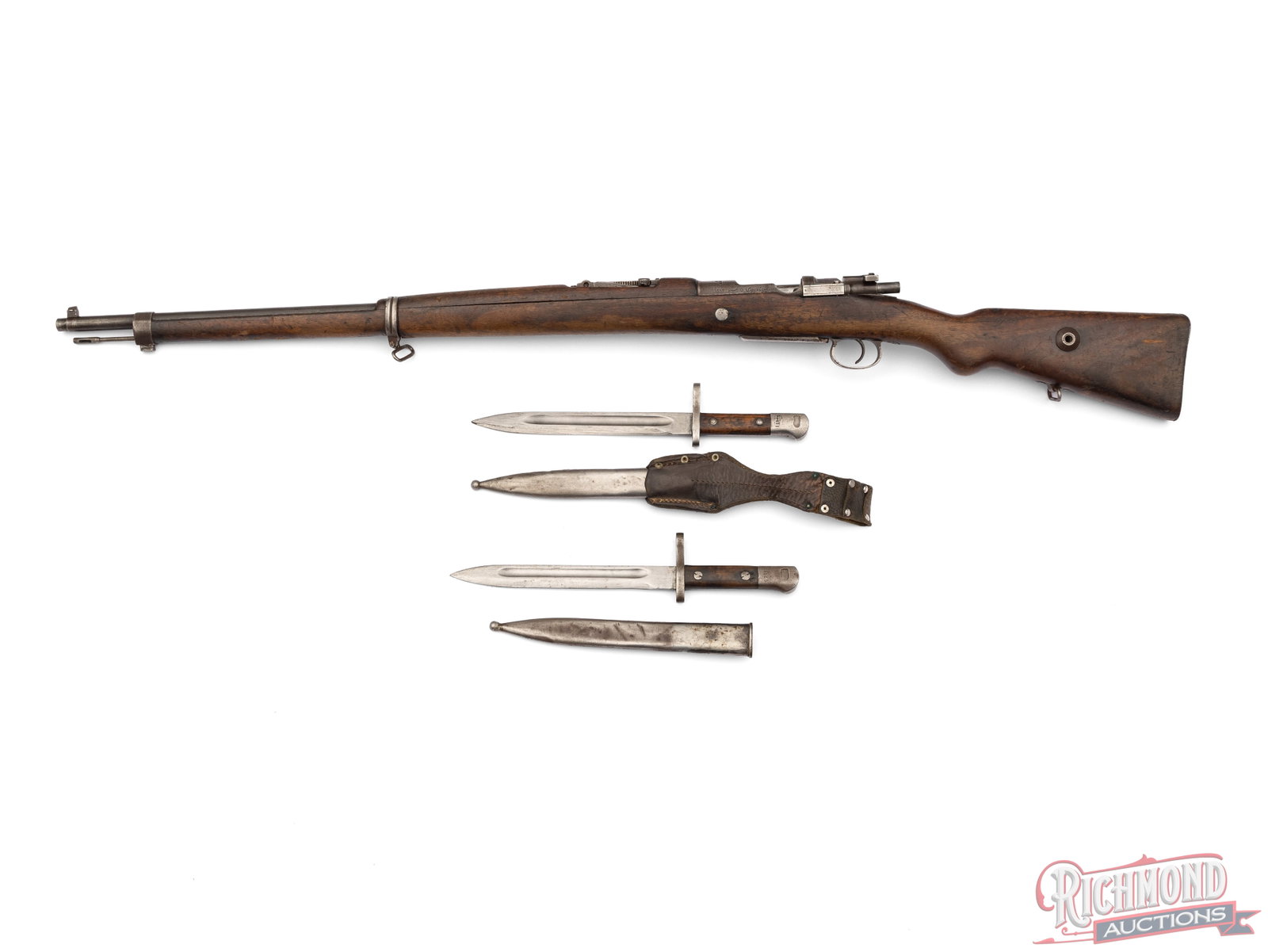 Turkish 1903/30 Mauser Bolt Action Rifle With Bayonets 8mm Mauser - 2