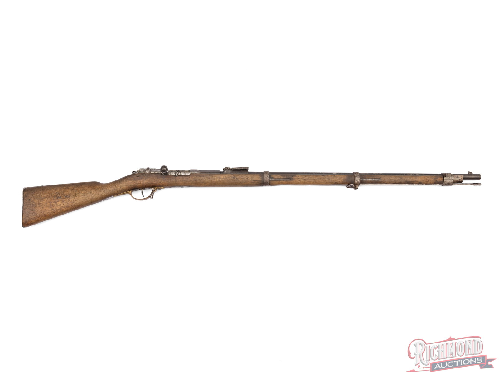 Antique Gewehr Model 71 Amberg Arsenal Single Shot Bolt Action Rifle 11mm Mauser (1 of 2)