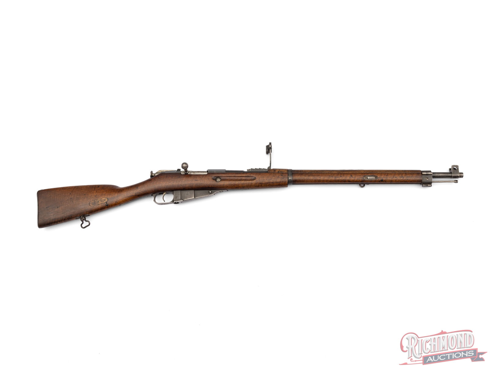 Finnish Tikkakoska M27 Mosin Nagant Bolt Action Rifle 7.62x54R: This M27 rifle was made by the Tikkakoski (Tikka) Oy company in Finland. It is chambered in 7.62x54R. It features a 28" barrel with a guarded blade front sight and a curved adjustable rear sight.