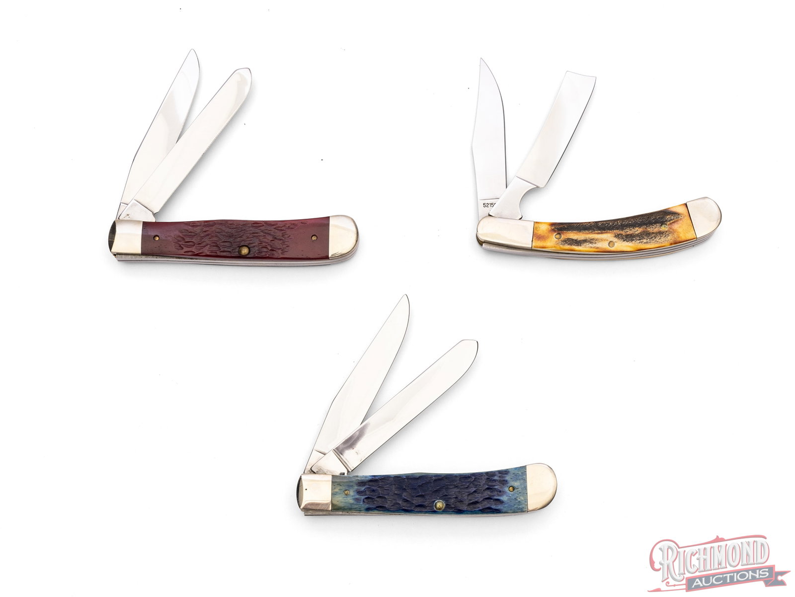 Three Case XX Nascar Legends Commemorative Folder Knives in Original Cases - 3