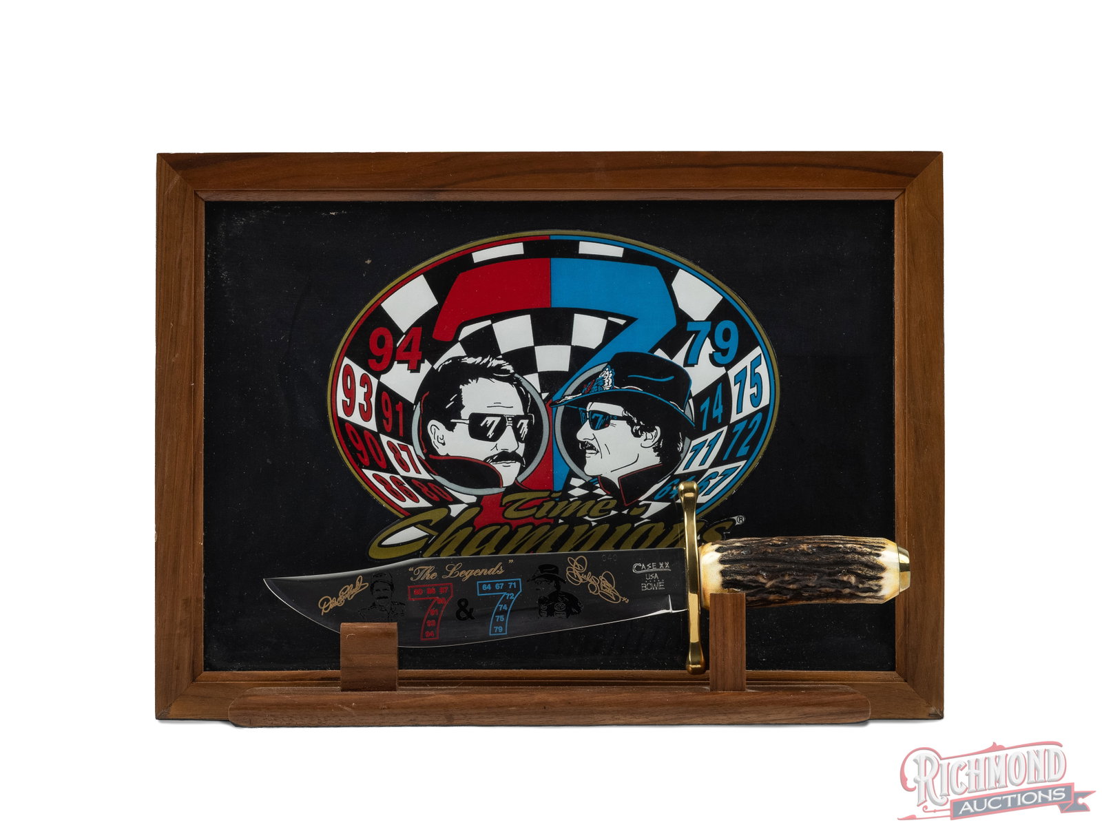 Case XX Limited Edition Bowie with The Legends Petty & Earnhardt Nascar Display (1 of 6)
