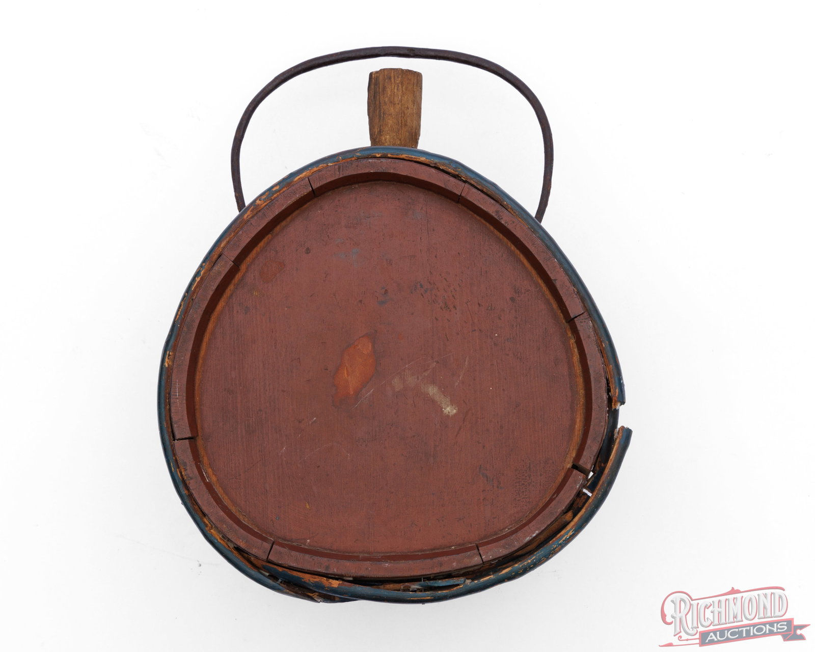19th Century Antique Wooden Water Canteen - 2