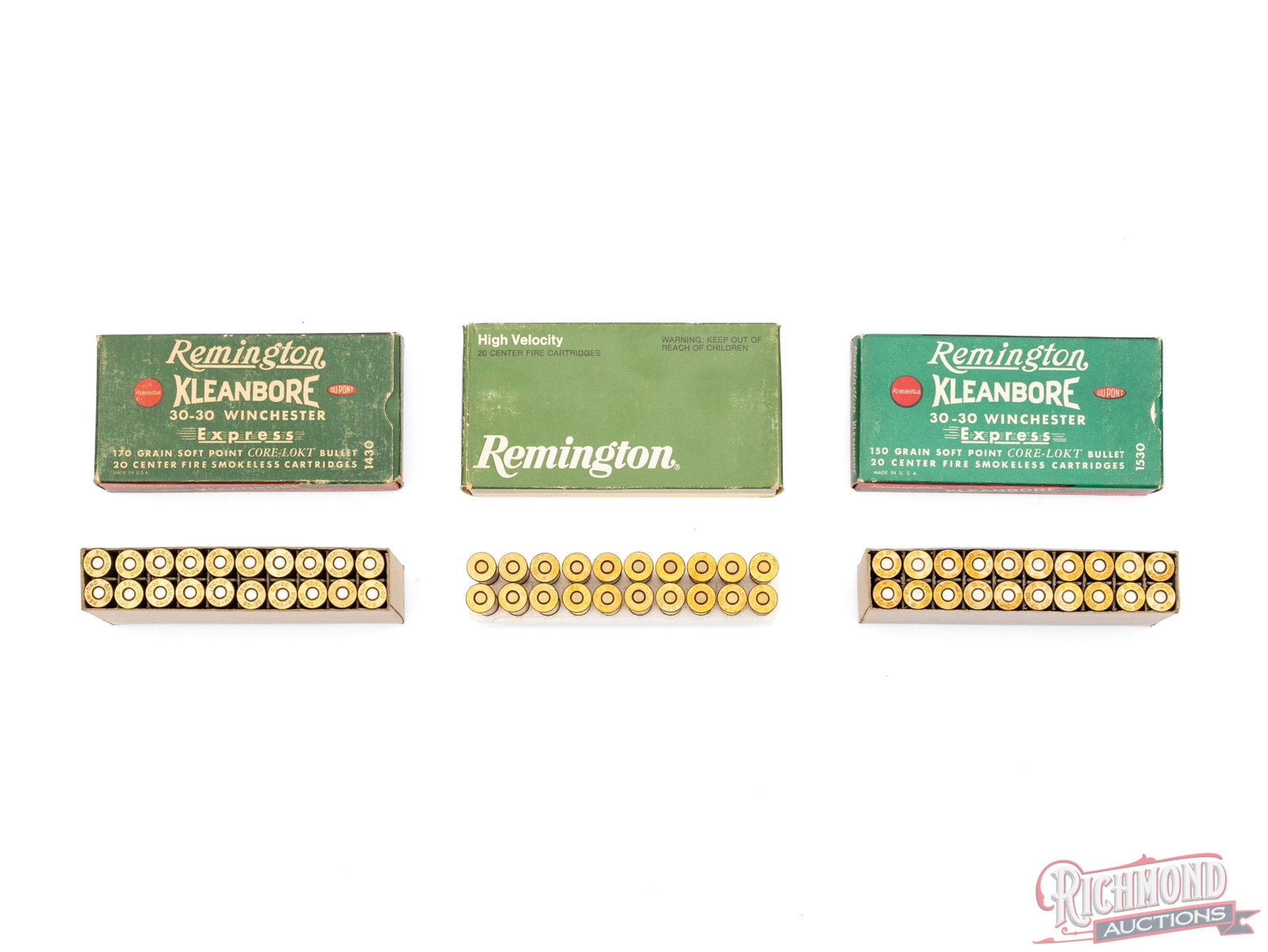 Three Factory Full Boxes of 30-30 Winchester Ammunition - 3
