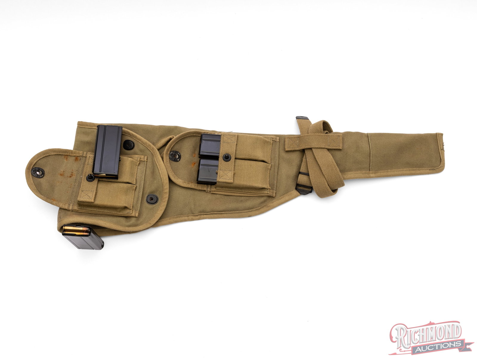 60 Rounds of Soft Point .30 Carbine Cartridges with 4 Magazines & M1A1 Paratrooper Carbine Sleeve - 2