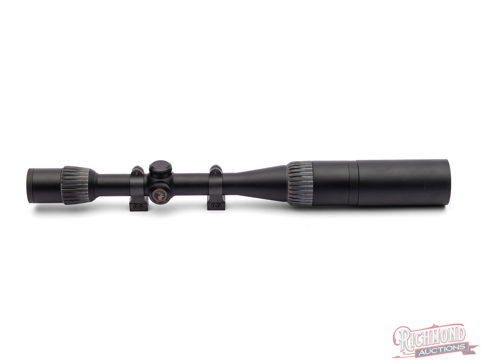 Weaver 6-20x40 Power Scope with Sun Shade and Mounts: Weaver 6-20x40 matted finish scope with sunshade and Weaver mounts with Duplex reticle. Condition EXCELLENT with clear optics