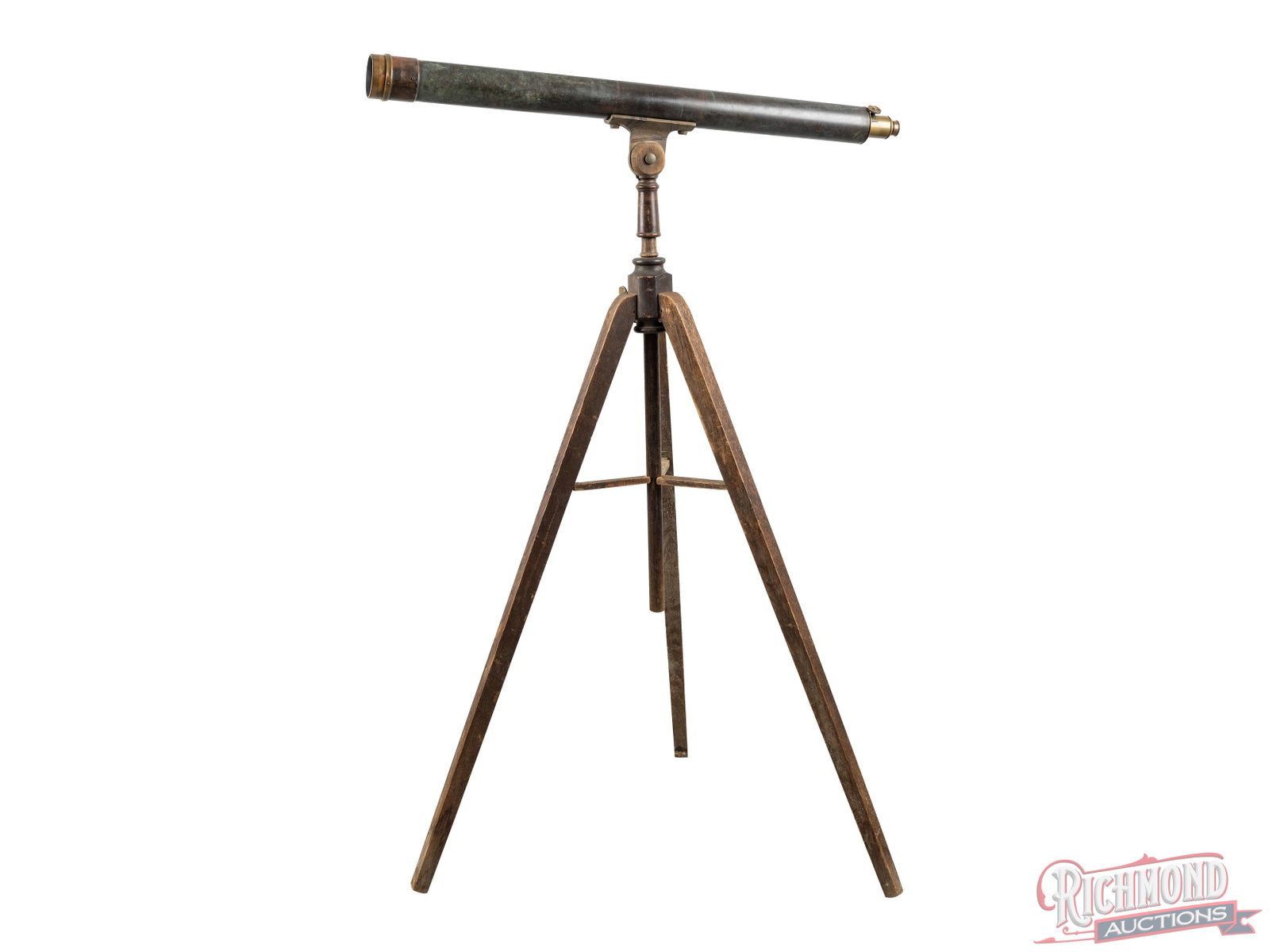 Reproduction Creedmore Style Spotting Scope with Stand (1 of 3)