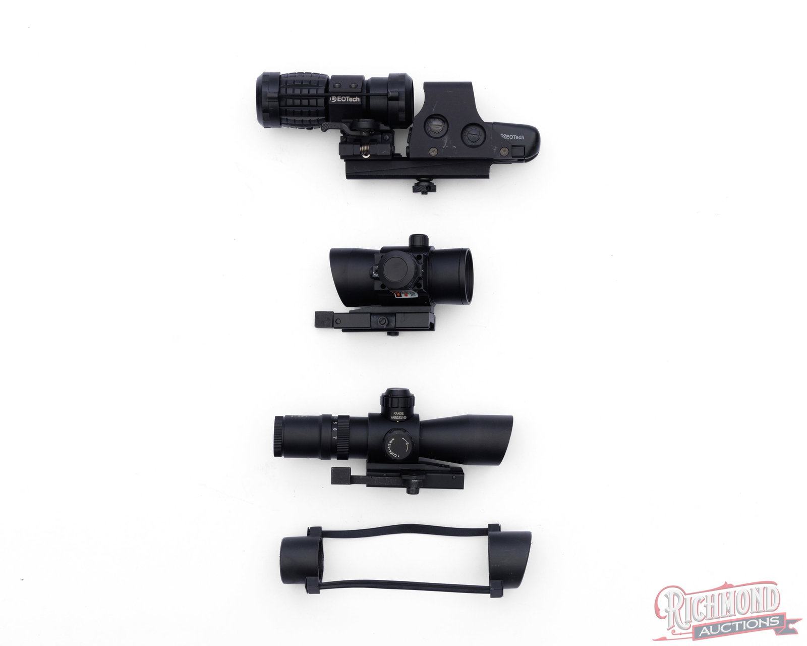 Lot of Optics EOTech Sight & Magnifier, NcStar Red Dot & Tactical Scope - 2