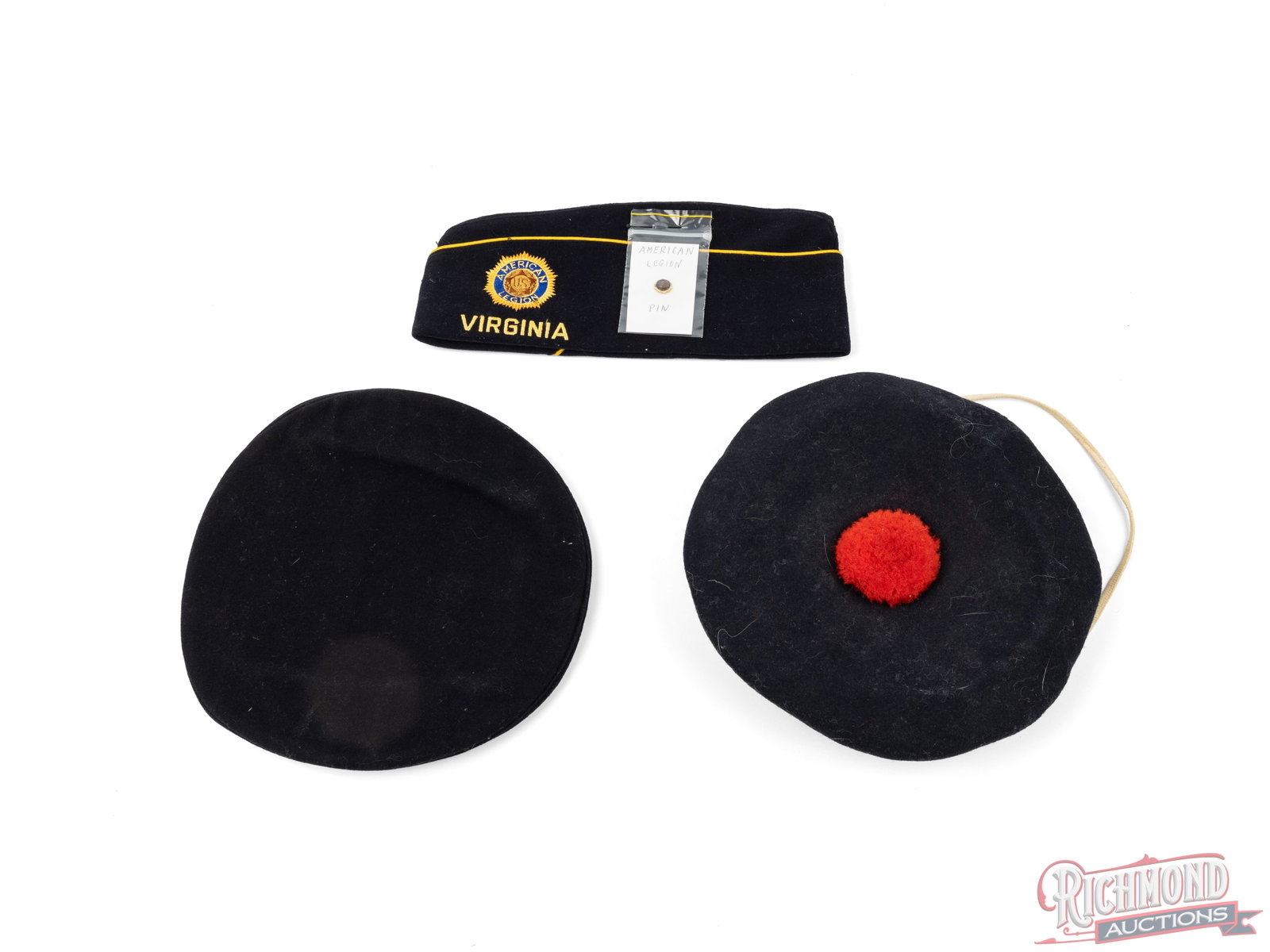 French Naval And American Legion Headwear (1 of 2)
