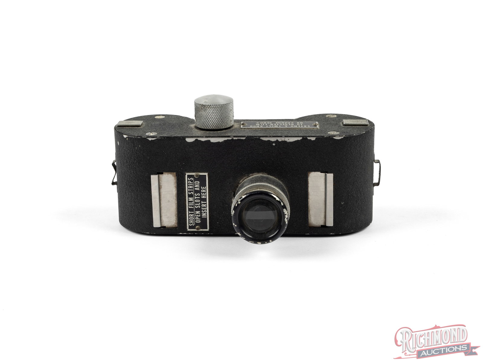 USN Bureau of Aeronautics Monocular Short Film Strip Viewer: This type of Monocular viewer was used by the US Navy during the WW2 era as a training tool for ship identification. The side plate says "Special Devices Division, USN Bureau of Aeronautics Monocular