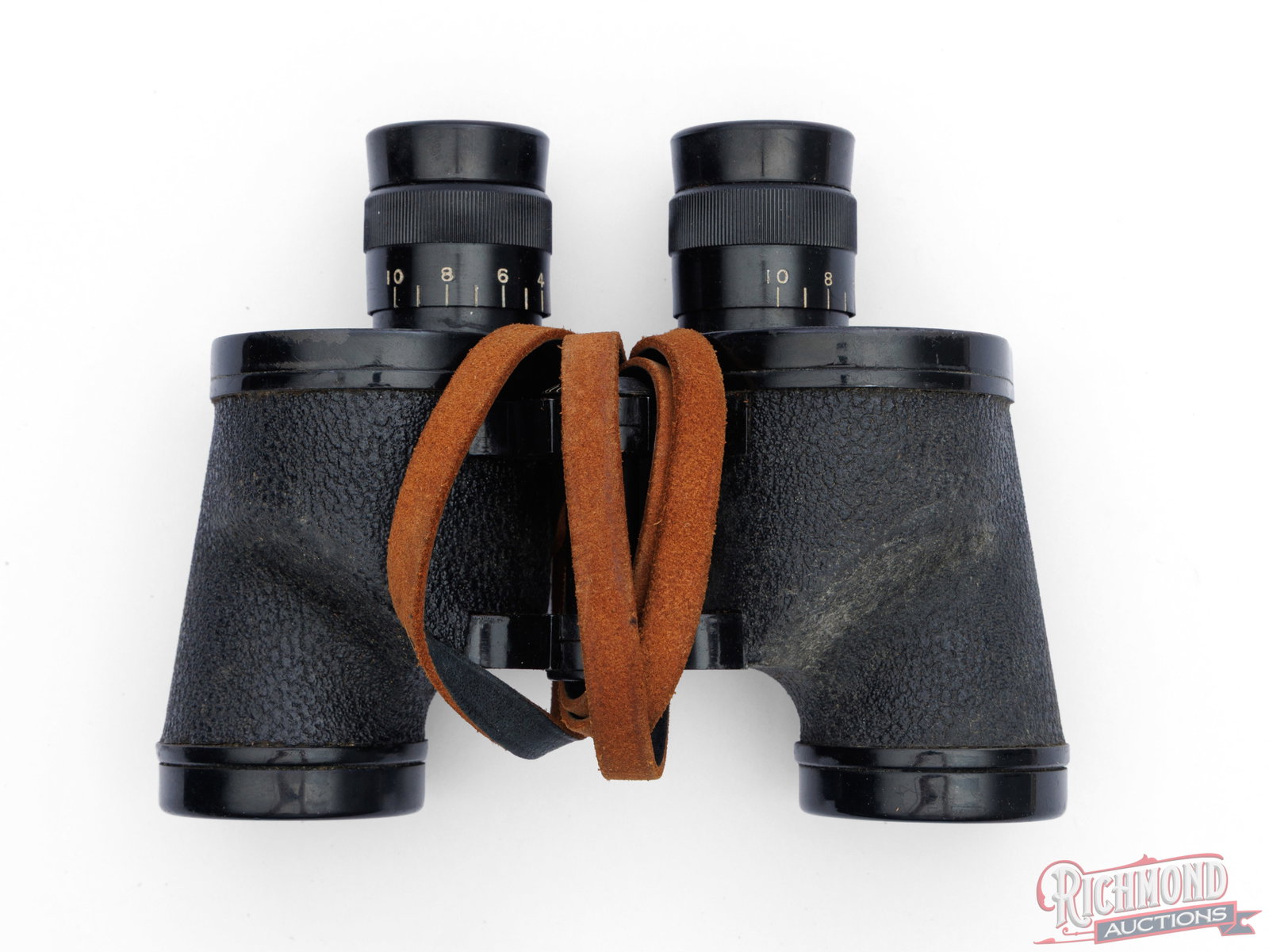 US Navy Buships Mk XXXIII Mod. 0 Binoculars With Leather Carry Case 6x30 - 3