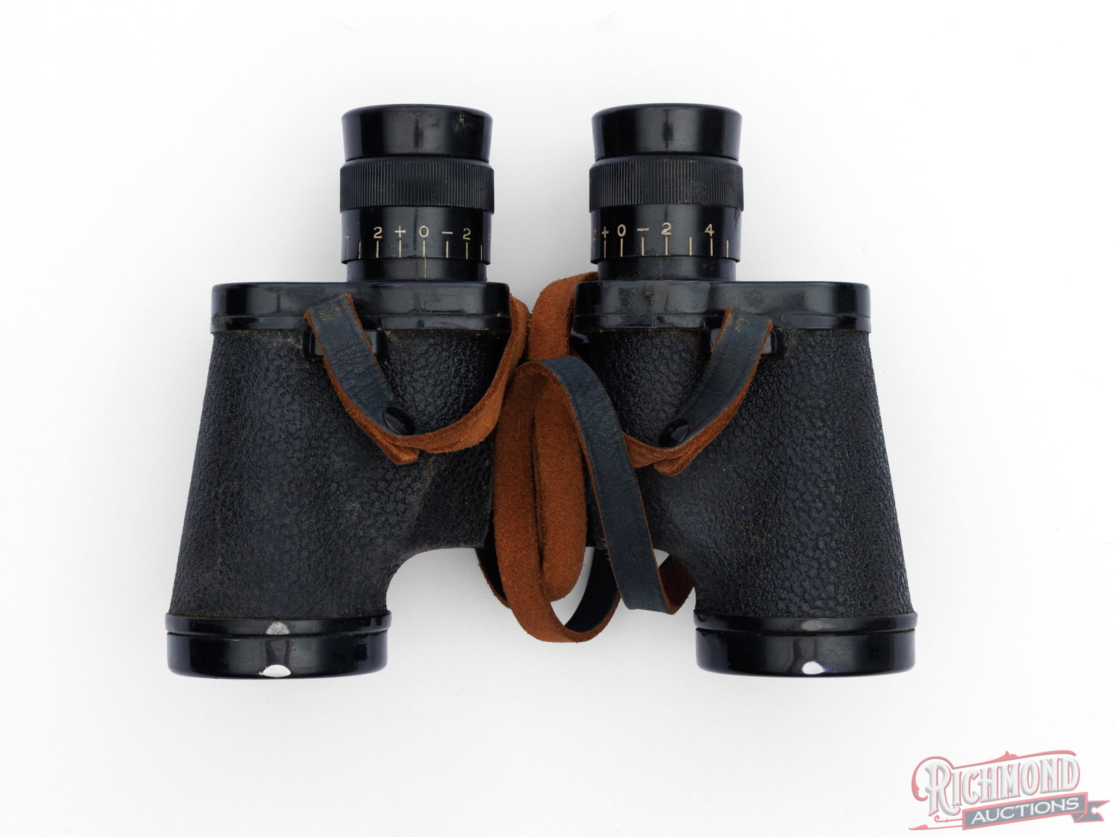 US Navy Buships Mk XXXIII Mod. 0 Binoculars With Leather Carry Case 6x30 - 4
