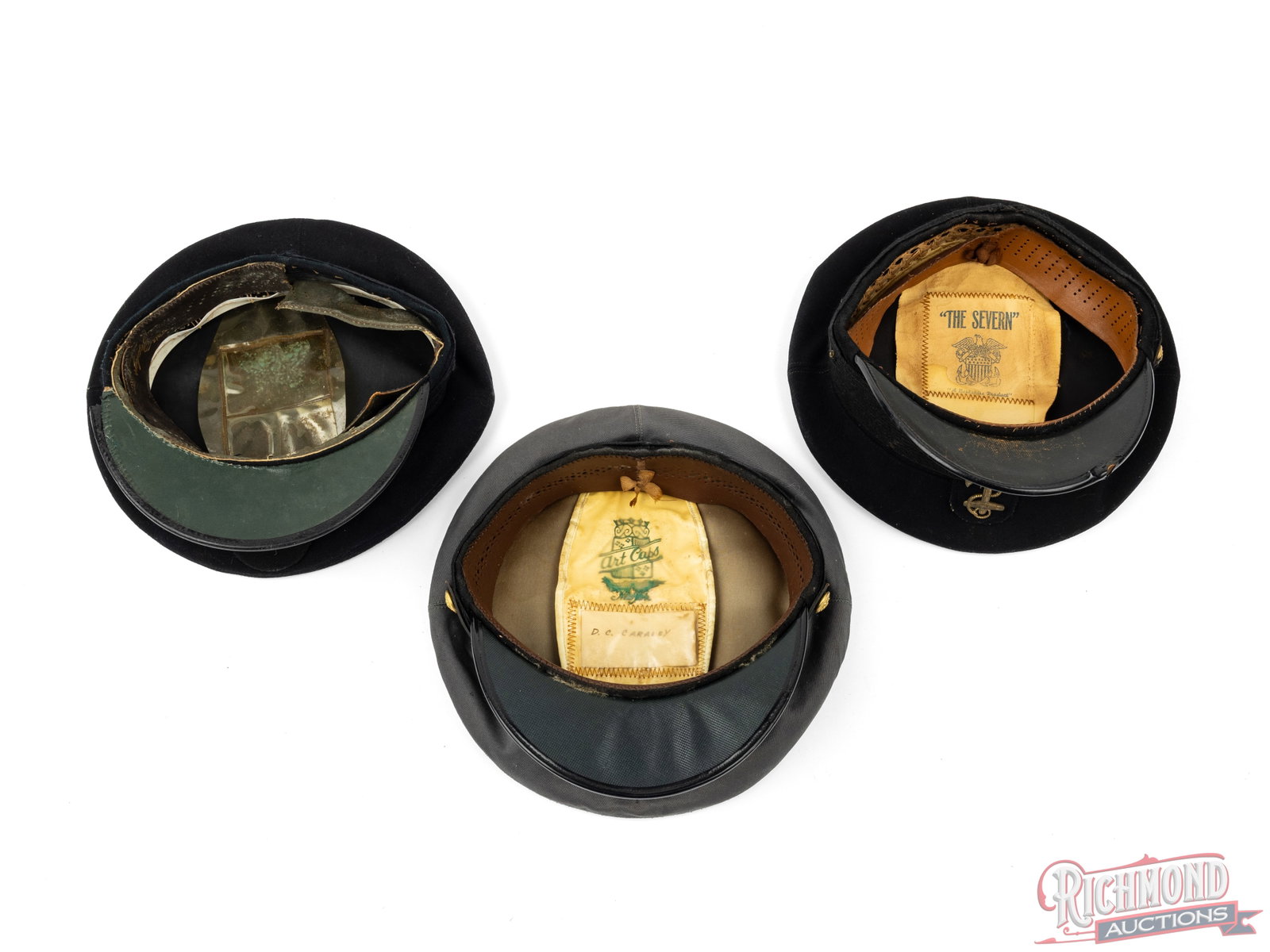 Collection of Three US Navy Caps - 2