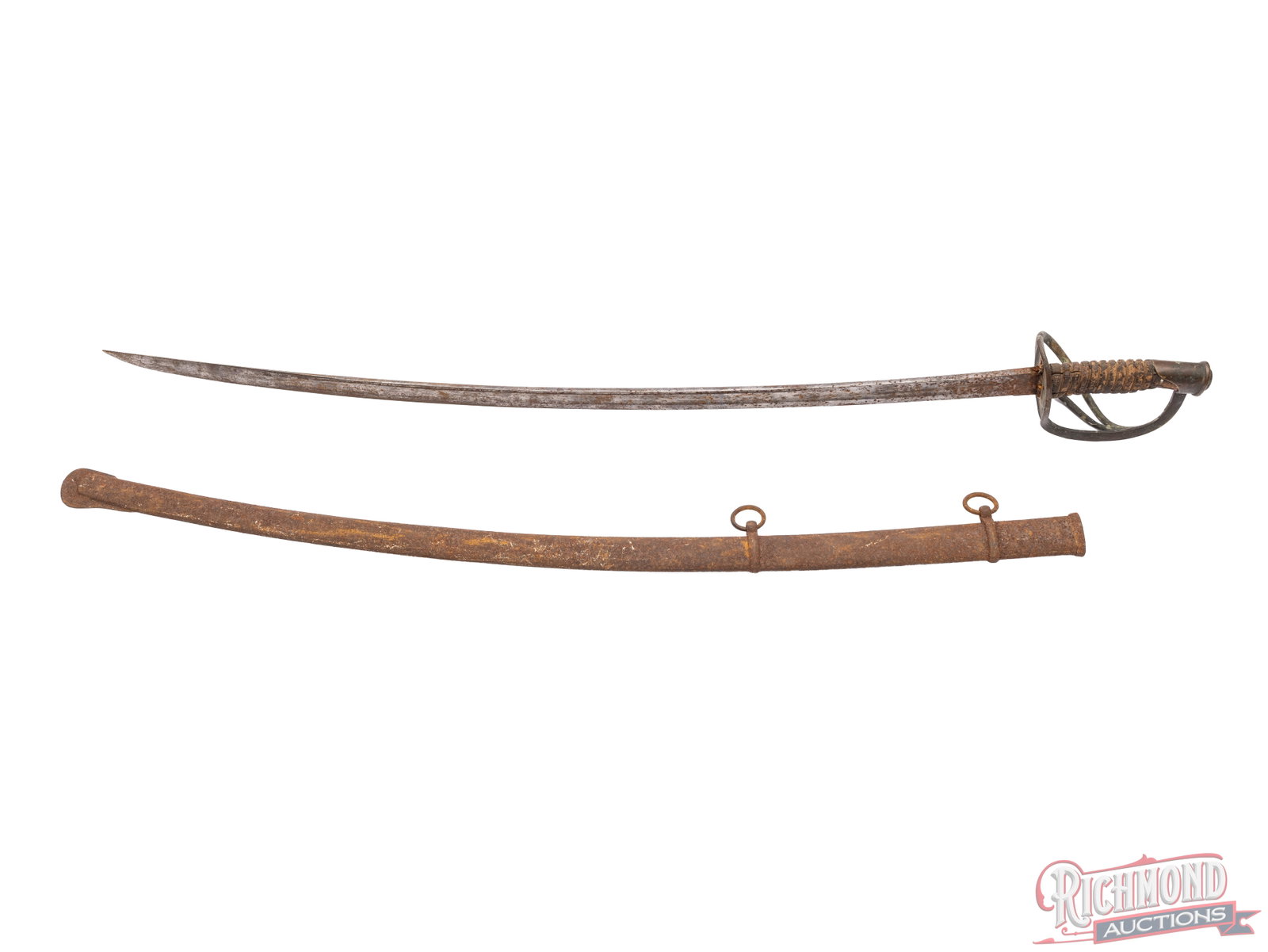 Civil War Era Henry Boker Model 1860 Cavalry Saber With Scabbard - 2