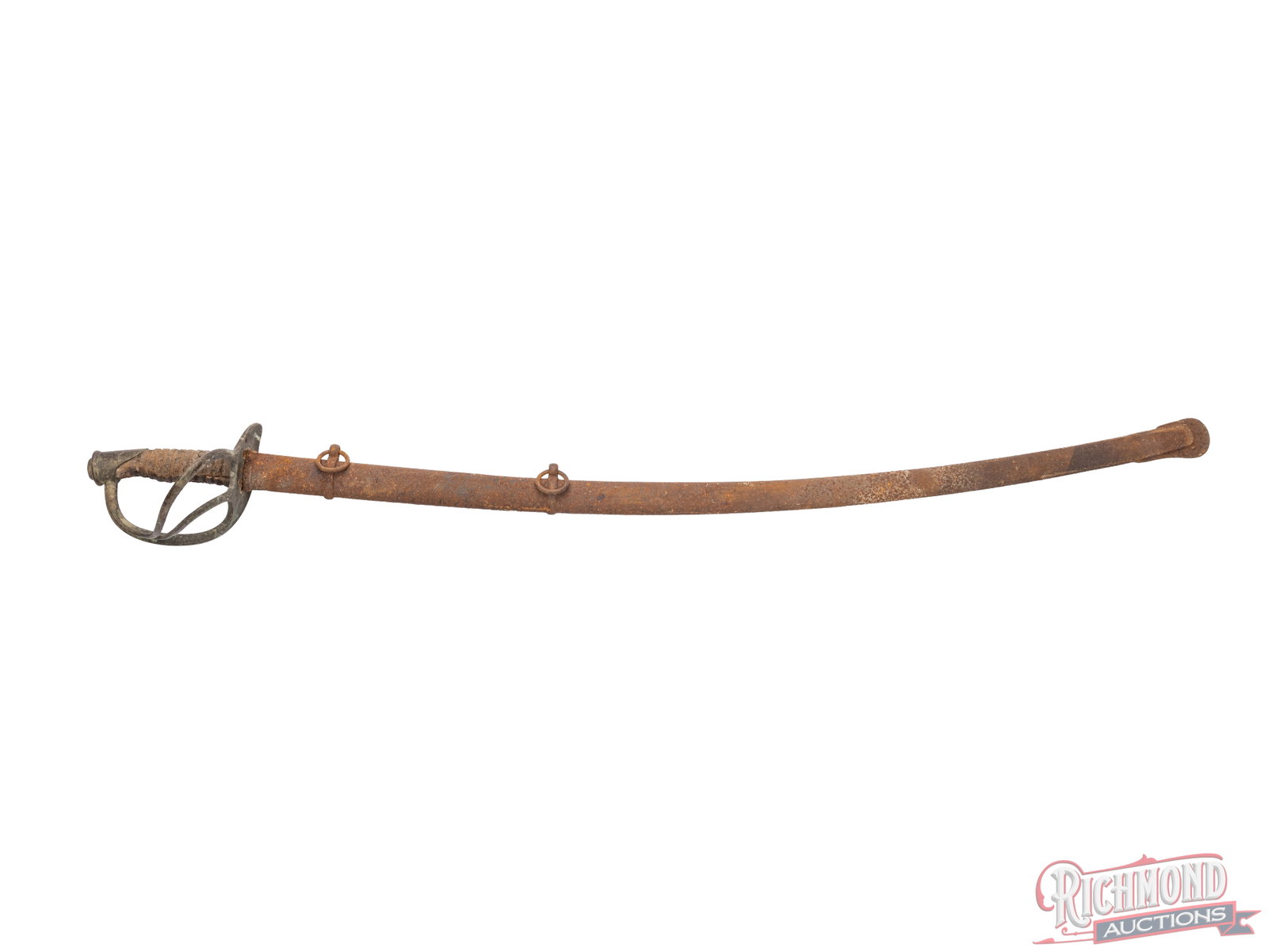 Civil War Era Henry Boker Model 1860 Cavalry Saber With Scabbard - 3