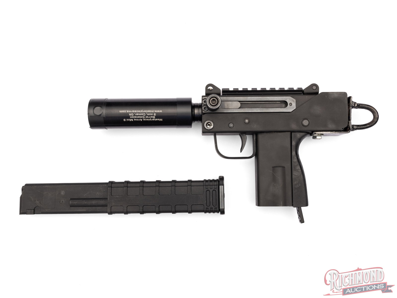 Masterpiece Arms Mini 9 Semi Auto Pistol 9mm W/ Extras - 2