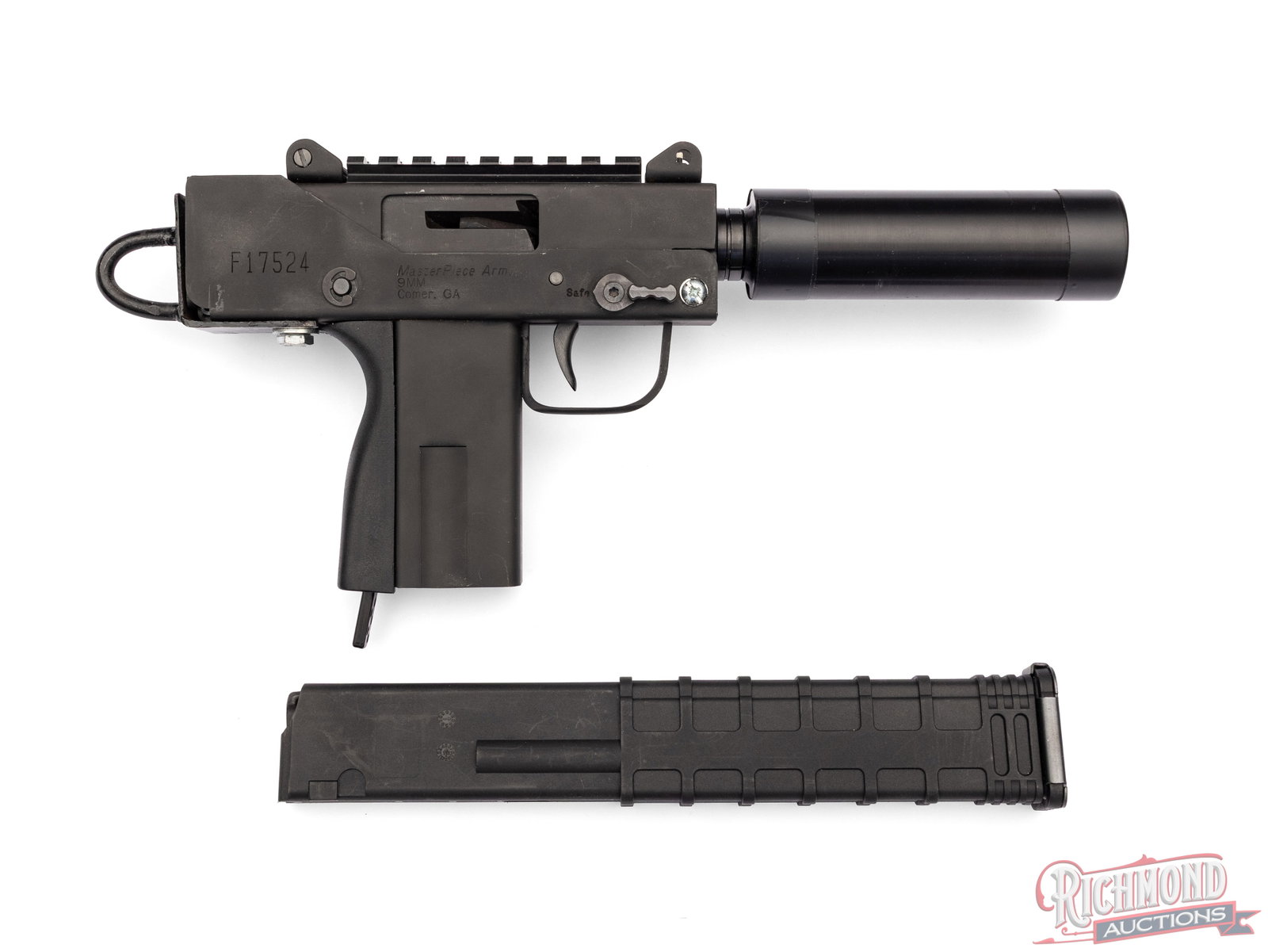 Masterpiece Arms Mini 9 Semi Auto Pistol 9mm W/ Extras - 3
