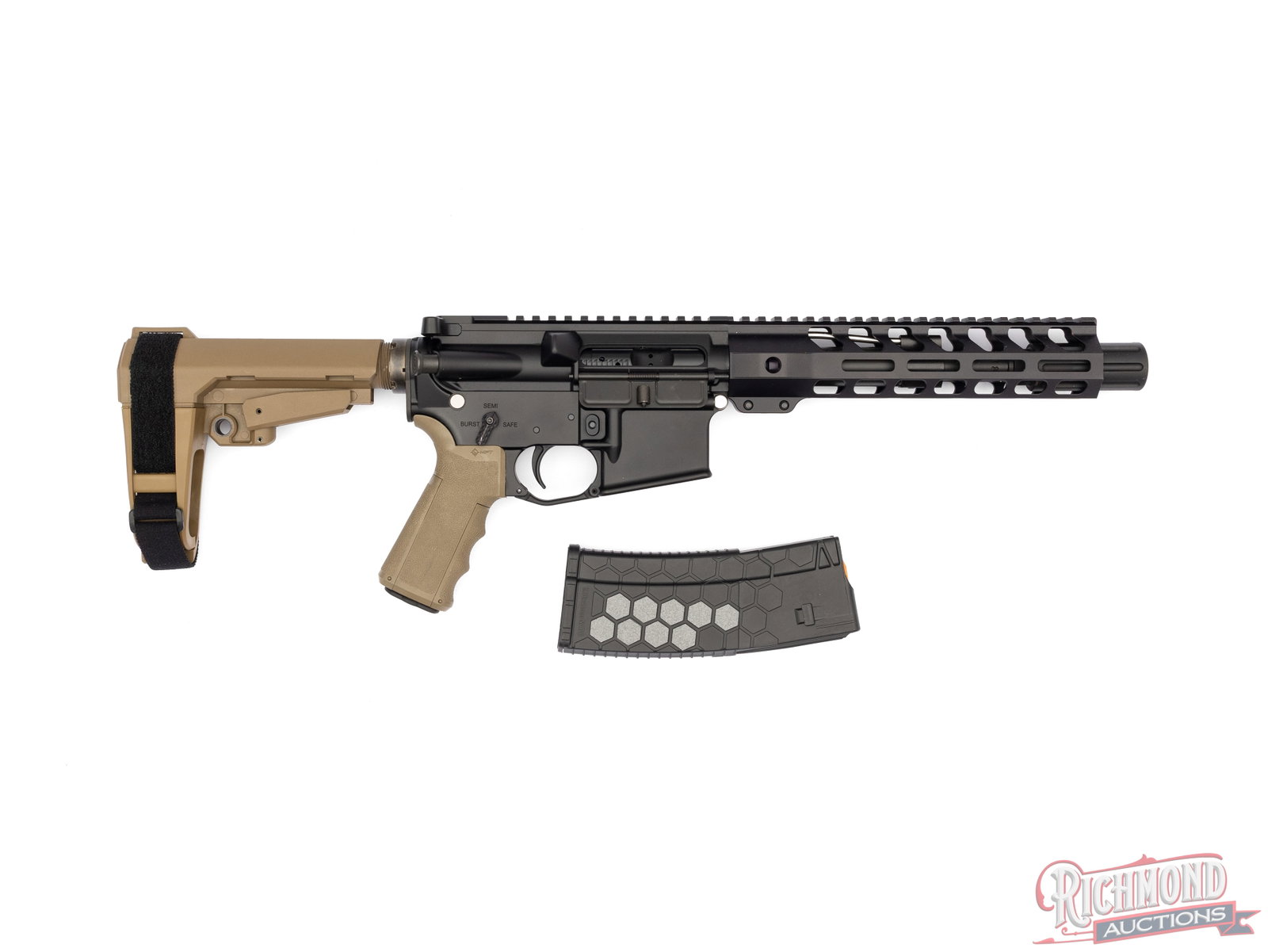 Palmetto State Armory M16A2 Semi-Automatic Pistol 7 1/2" Barrel .300 Blackout (1 of 2)