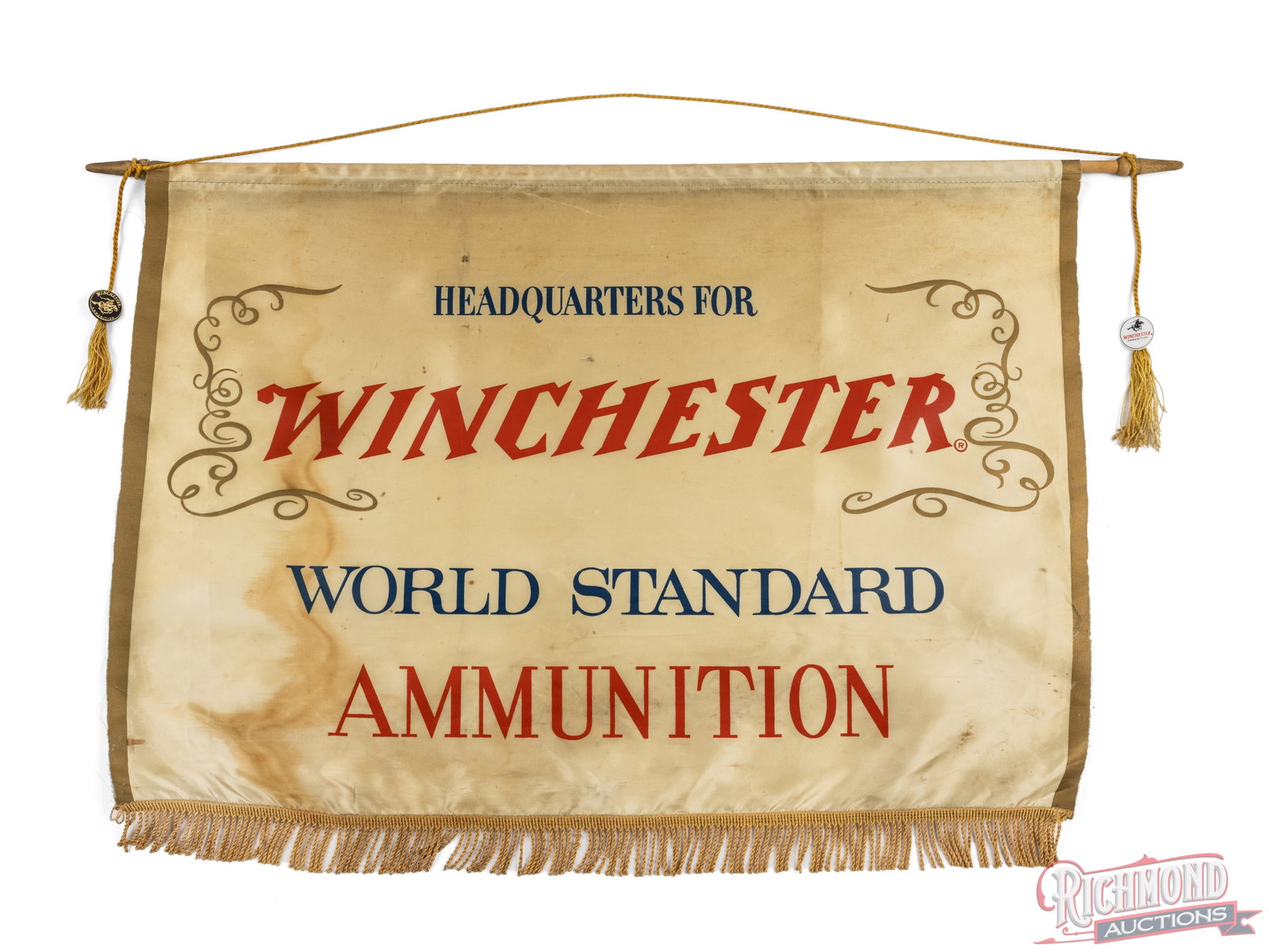 Winchester World Standard Ammunition Hanging Banner (1 of 2)