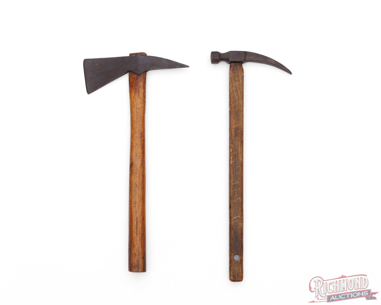 Lot of Two Primitive Pick Axe & Hammer Tools (1 of 2)