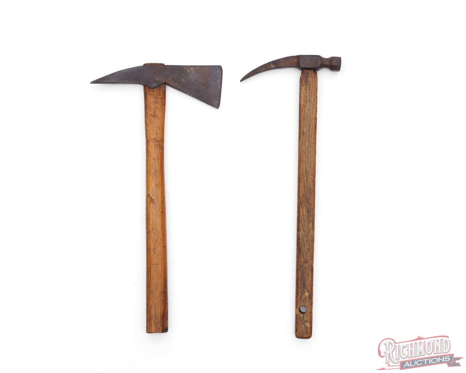 Lot of Two Primitive Pick Axe & Hammer Tools - 2