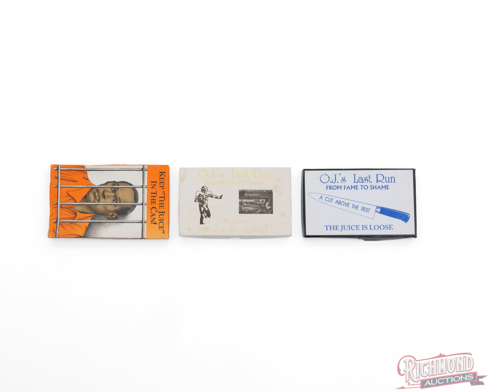 Three Case, Solingen & Cherokee Collector Folder Knives O.J. Simpson in Original Boxes - 2