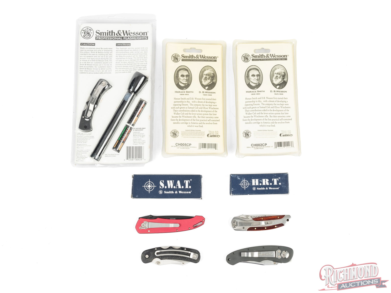 Smith & Wesson Folder Knives Lot - Some New in Original Packaging - 2