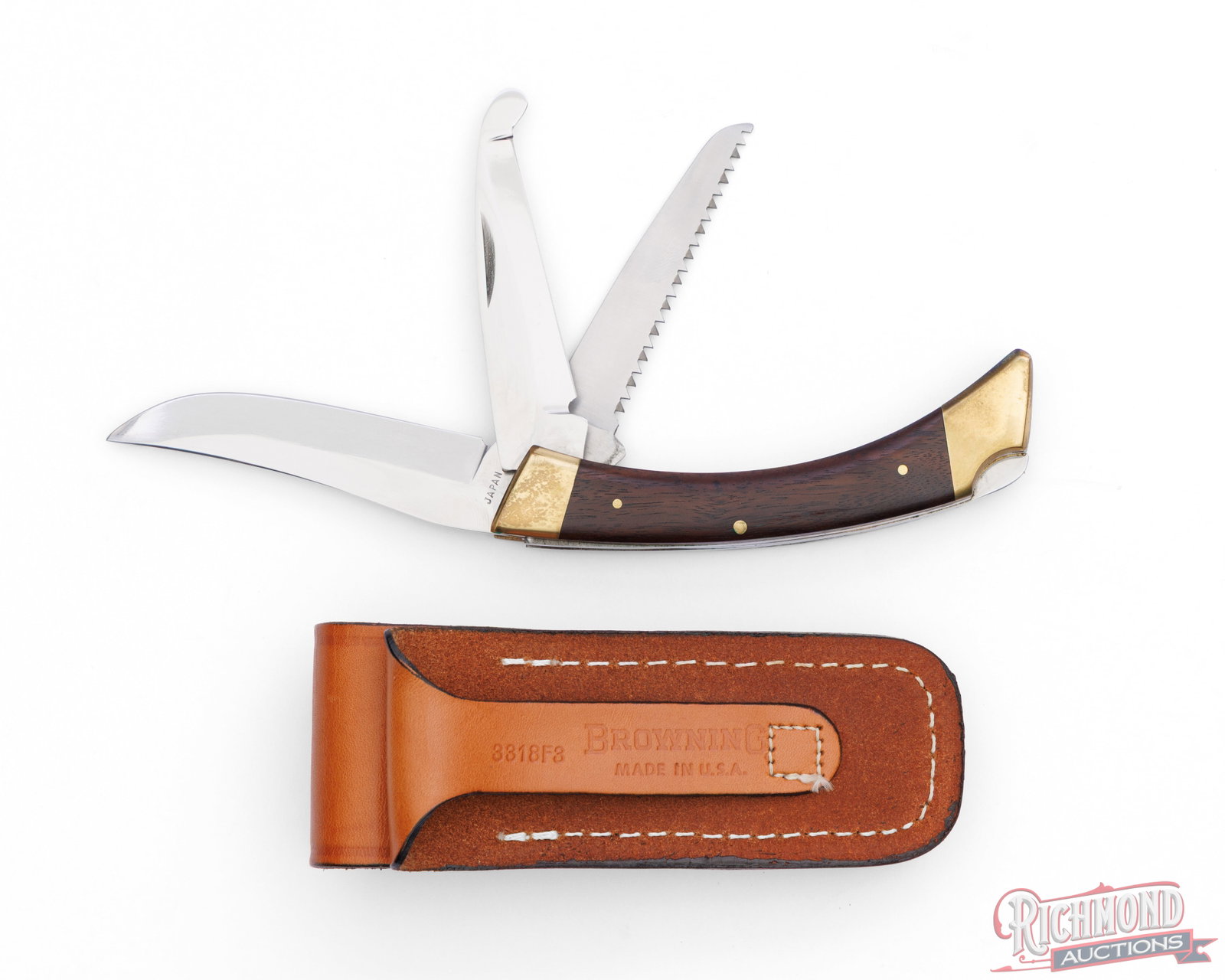 Browning Sportsman's Collector Folder Knife Model 503 Big Game in Original Box - 3