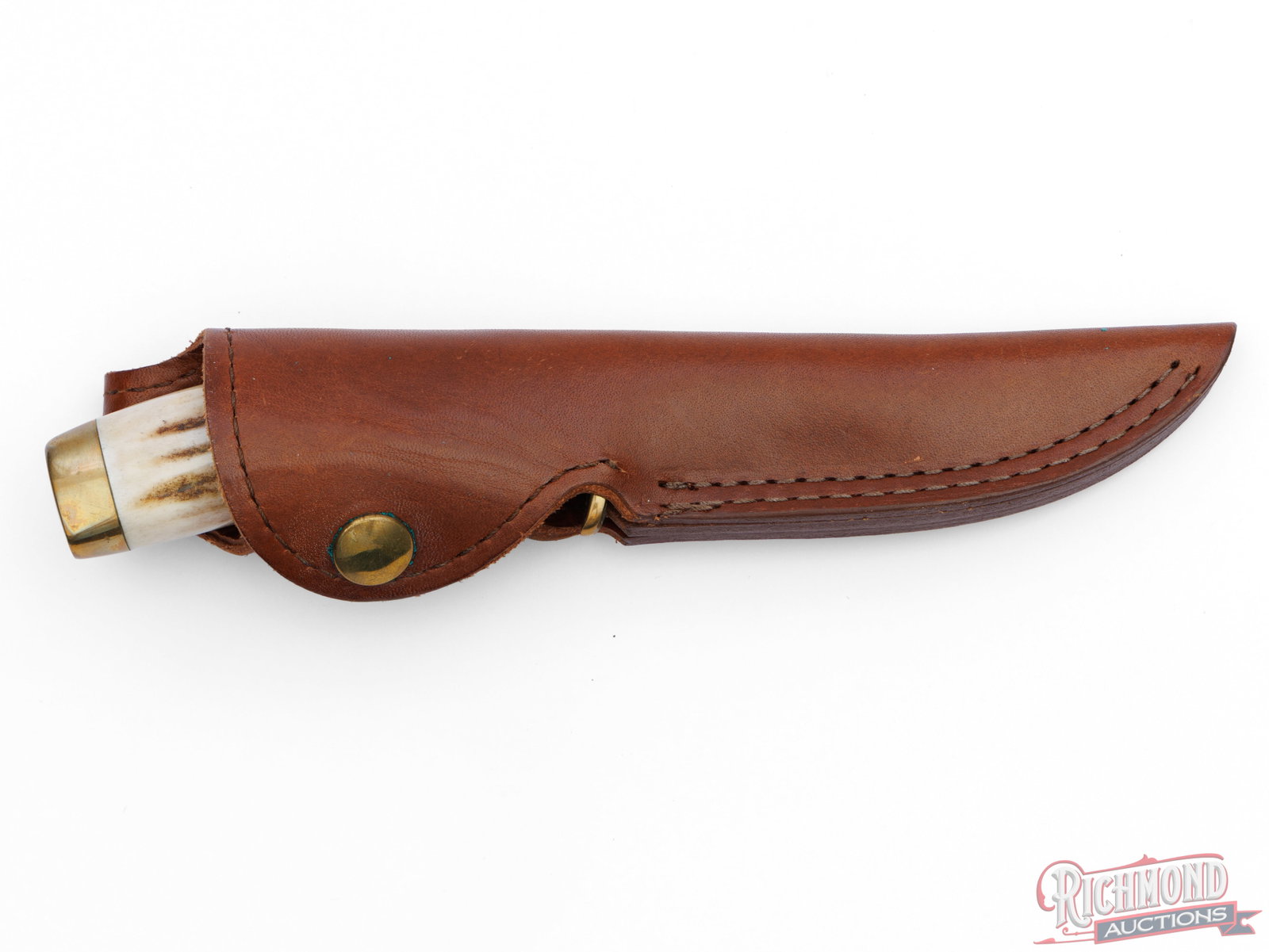 Limited Edition Kershaw Klamath Skinner Fixed Blade Knife Dan Harrison Signed with Stag Handle - 3