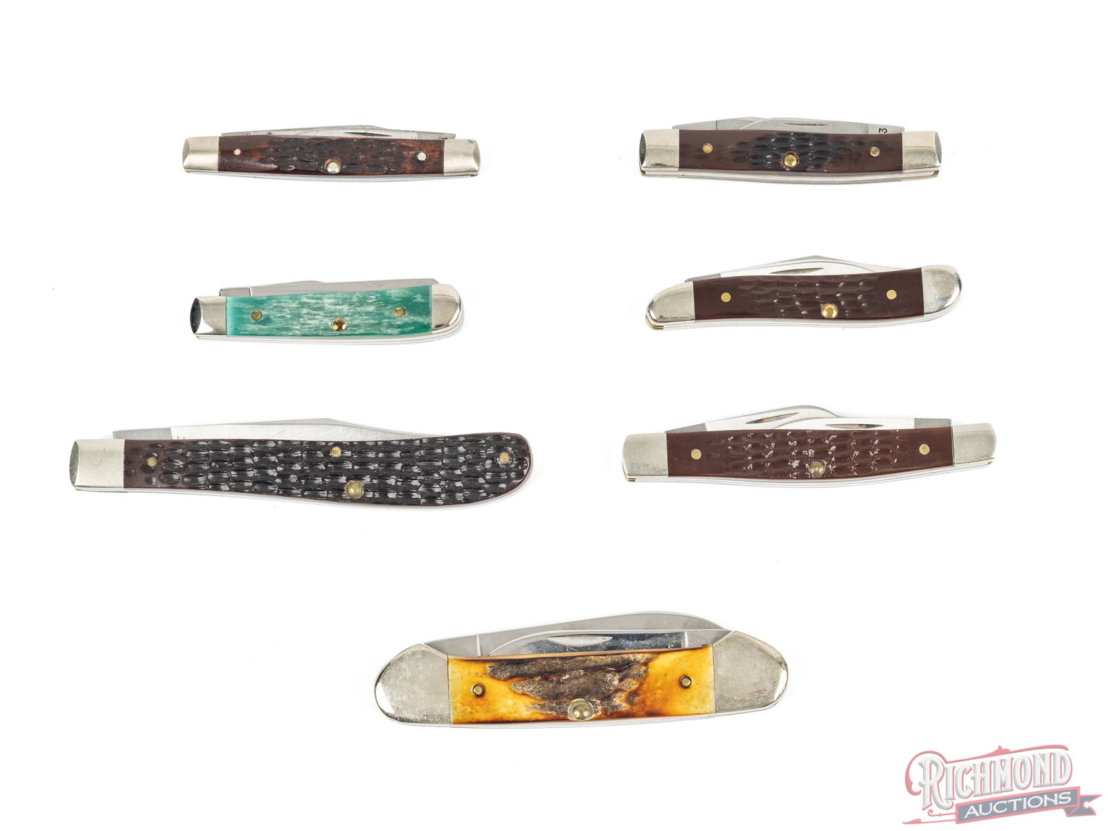 Lot of 7 Case XX Assorted Folding Knives - 2