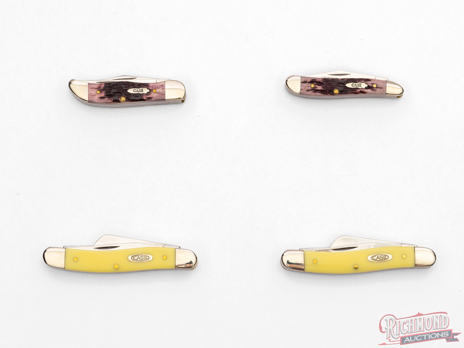 Four Case XX Limited Edition & Chrome Vanadium Folder Knives in Original Boxes - 4