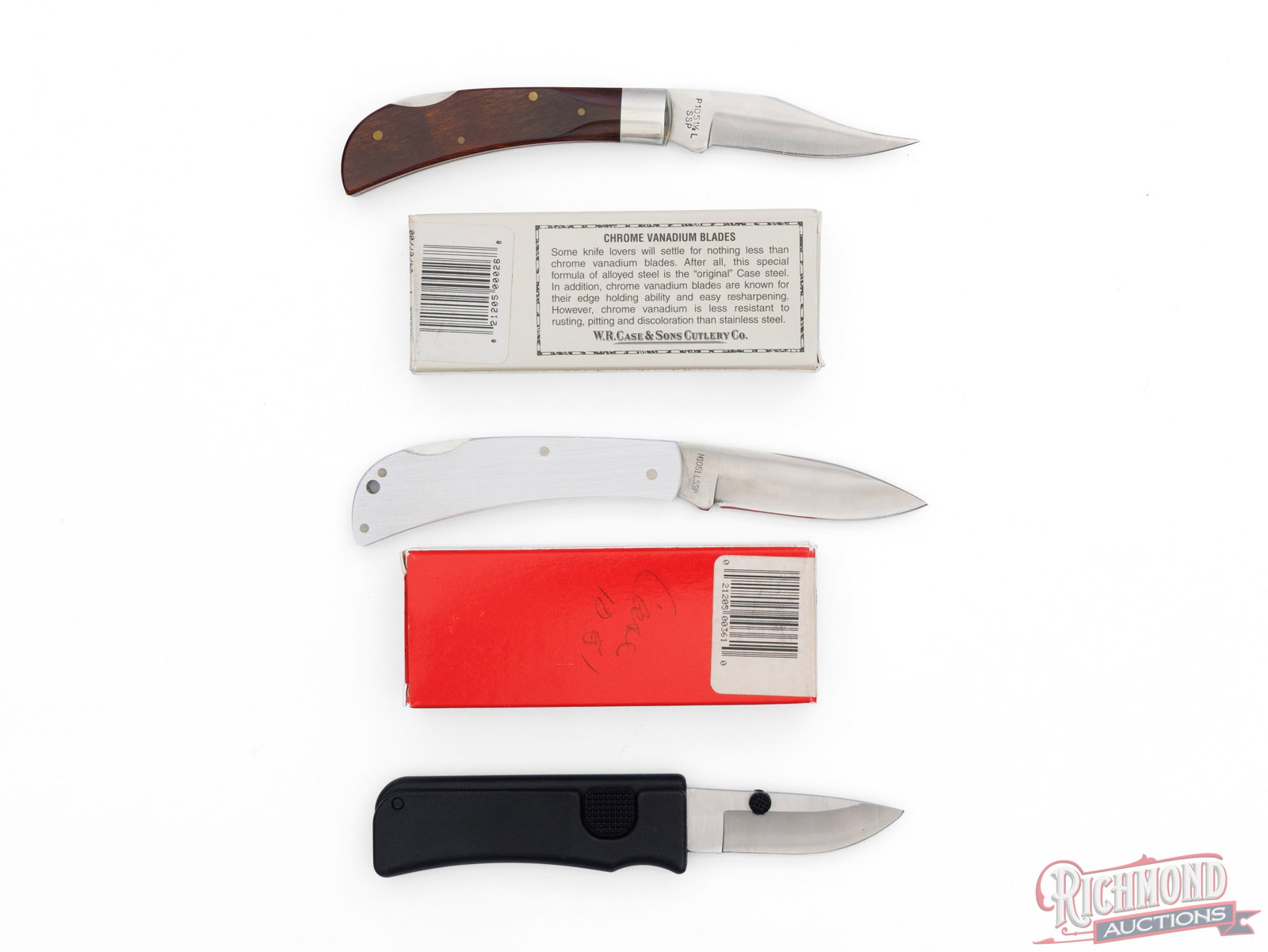 Lot of Case XX Lock-Back Folder Knives and Tri-Fold Knife In Factory Box - 2