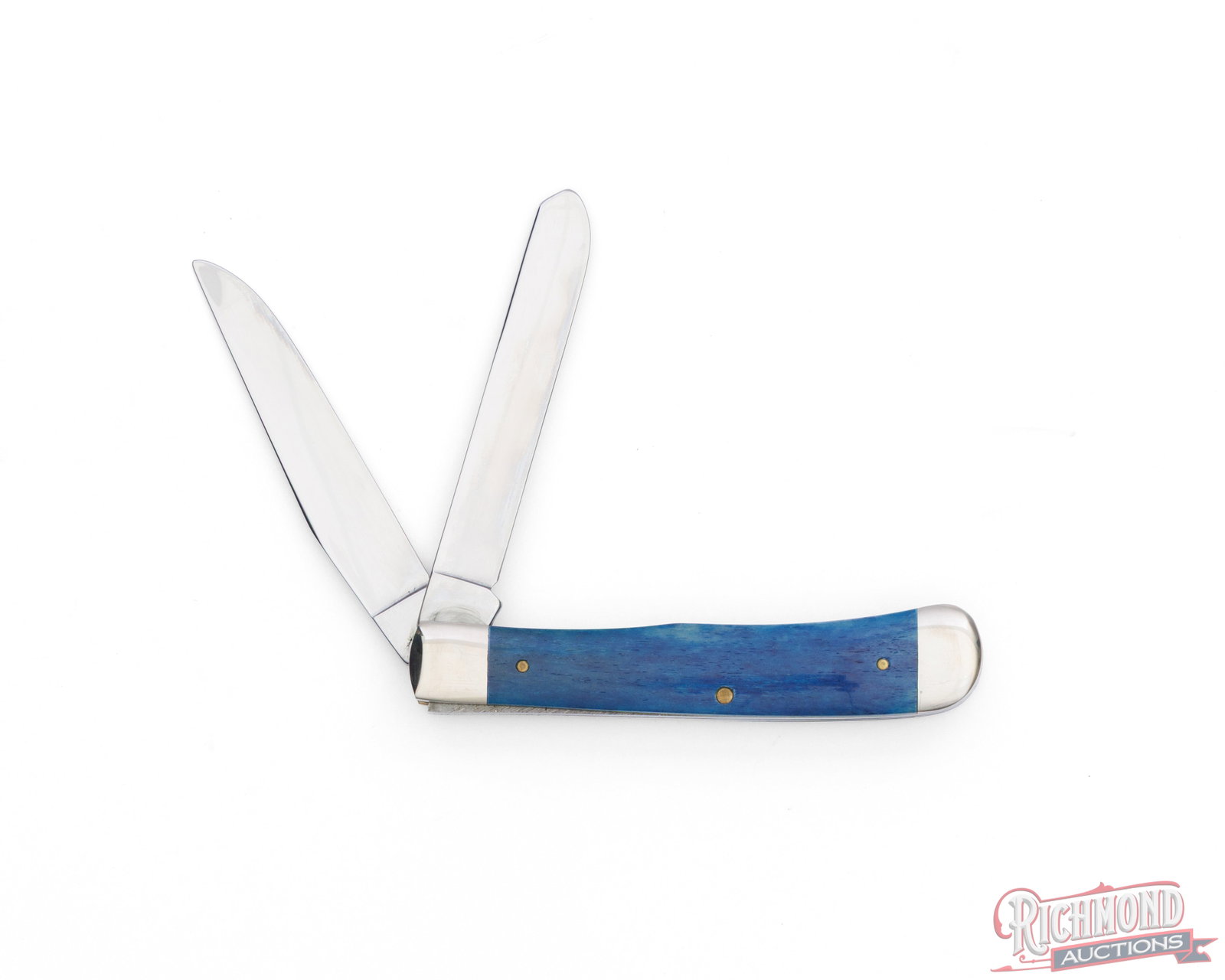 Case XX Collector Series B254 SS Trapper Knife Duke Basketball Champions in Original Box - 3