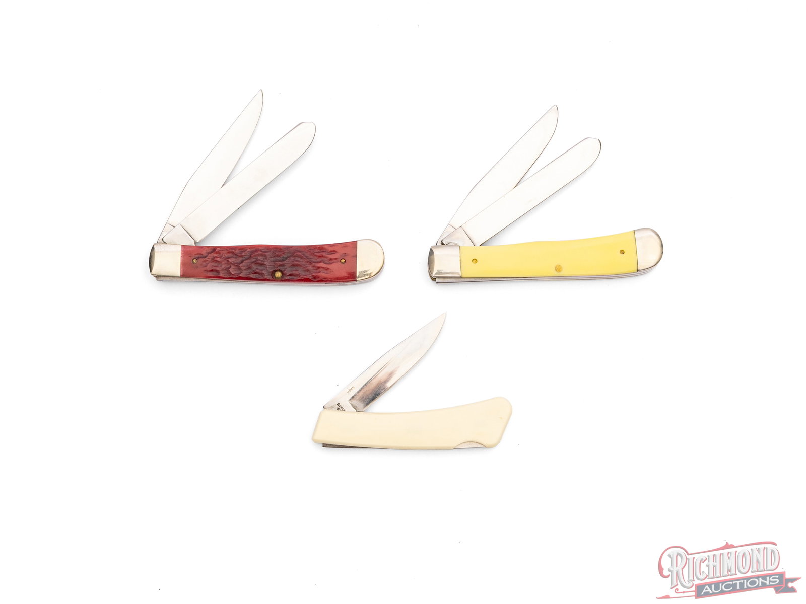 Three Case XX and Frost Cutlery Atlanta Braves Commemorative Knives - 3