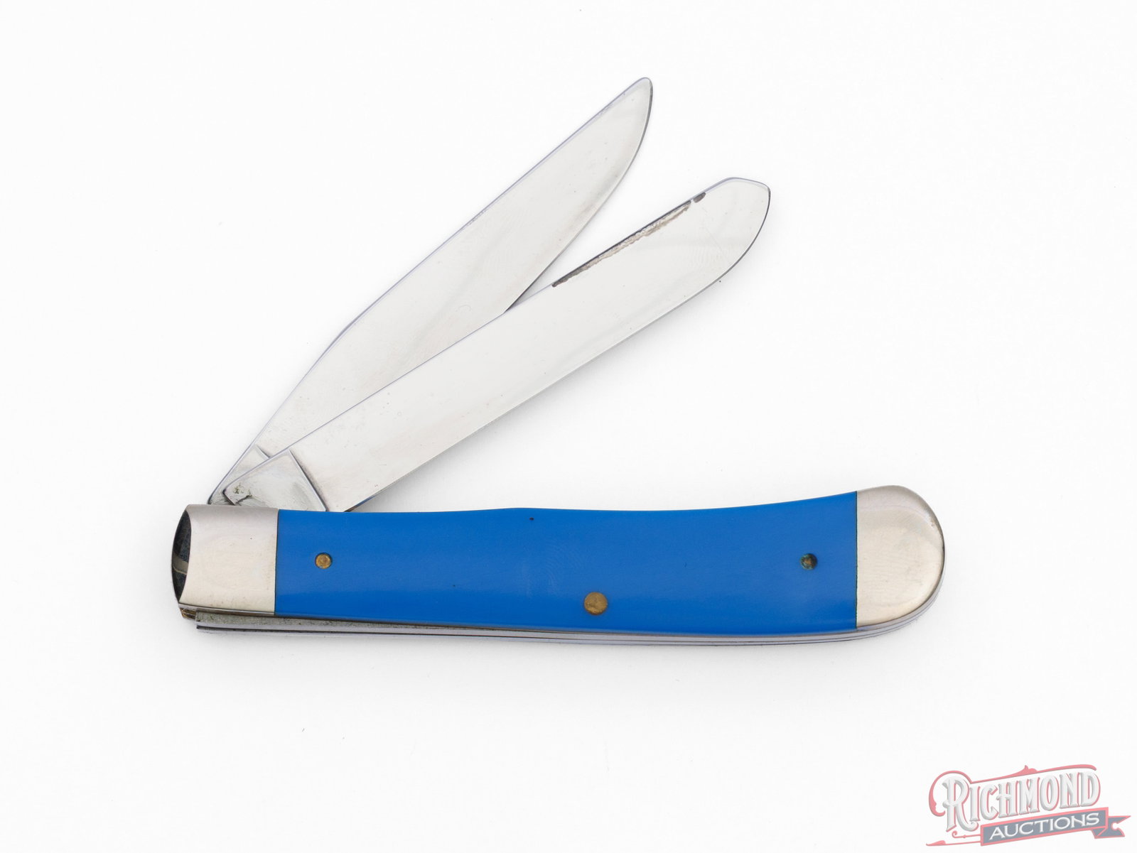 Case XX Collector Series B254 SS Trapper Knife Freemason in Original Box - 3