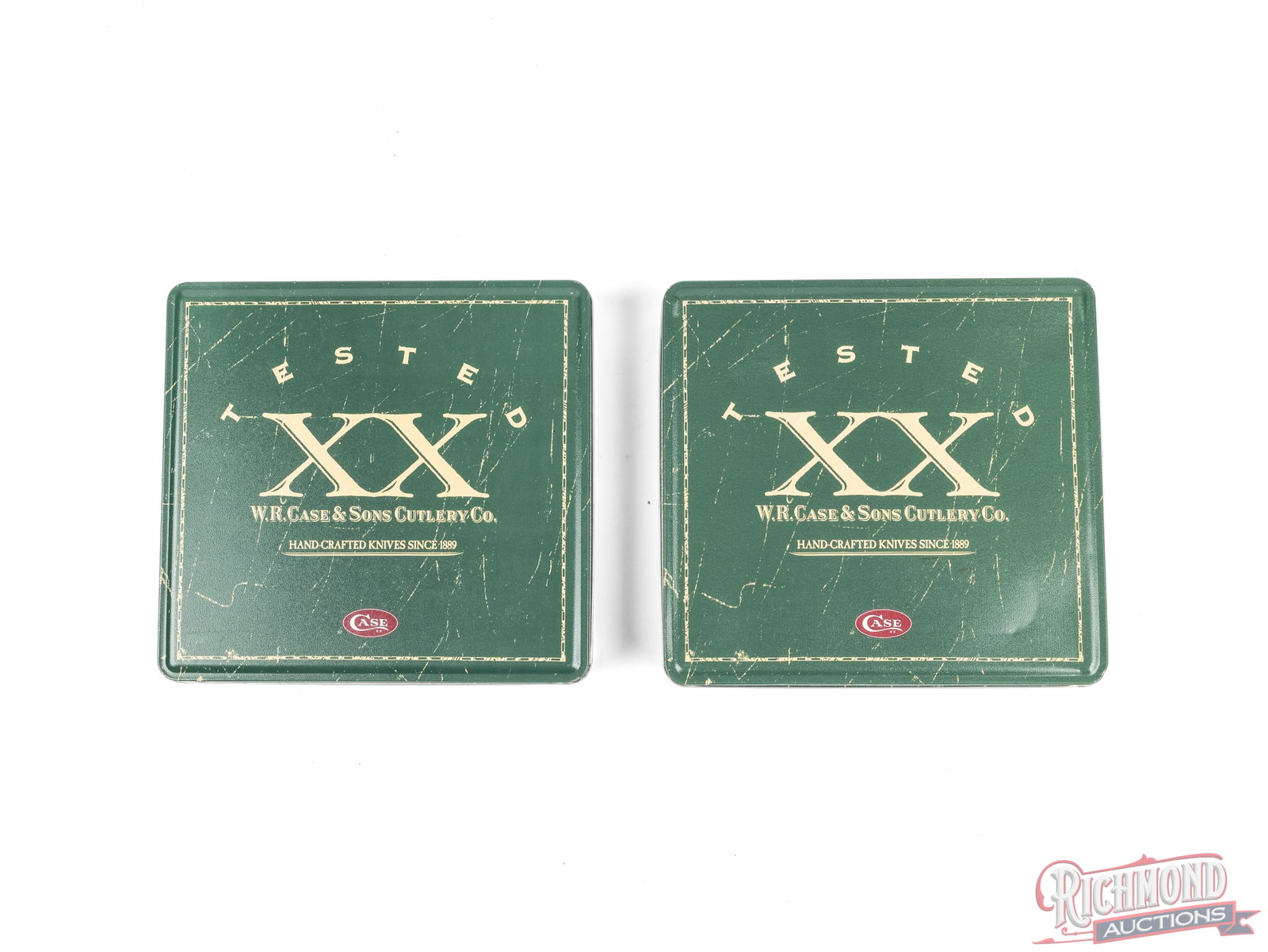 Two Case XX Limited Edition Hammerhead Lockback Folder & Pheasant Knife in Original Tins - 2