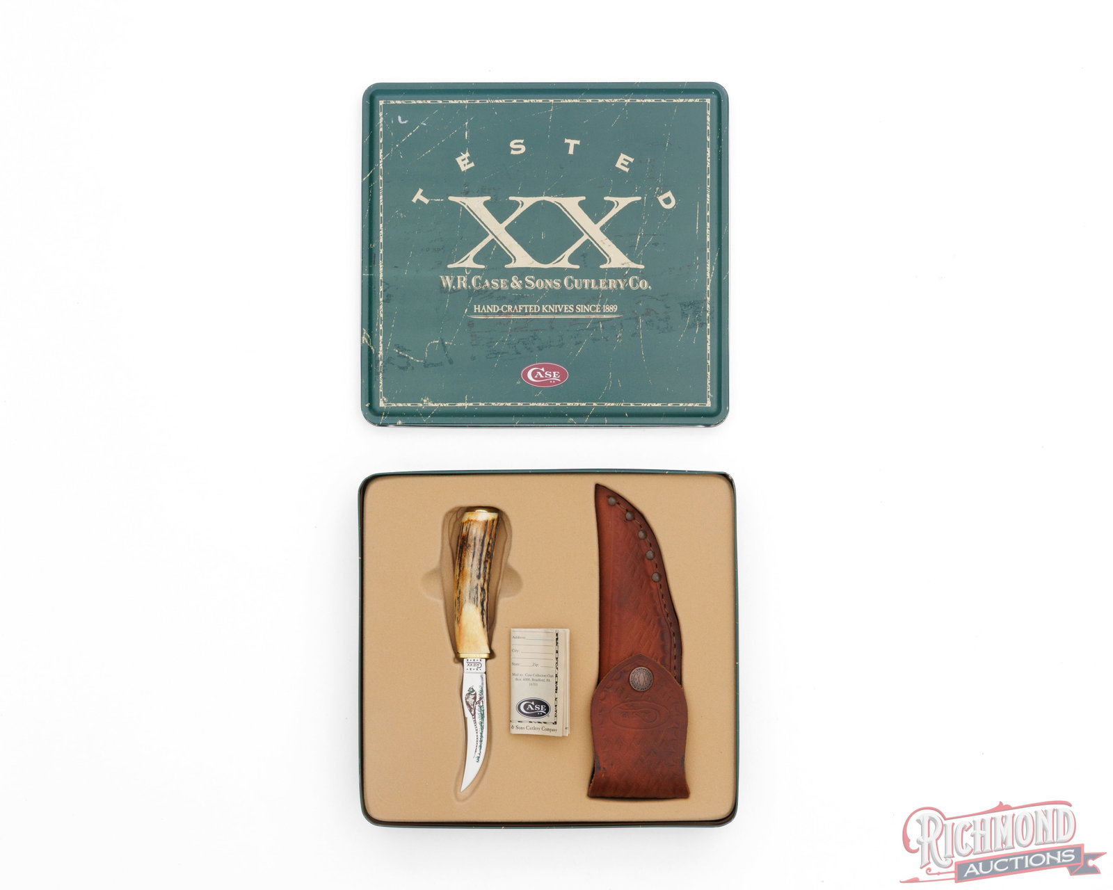 Case XX 523-3 1/4 Stainless Steel Small Game Fixed Blade Knife in Original Gift Set Tin (1 of 5)