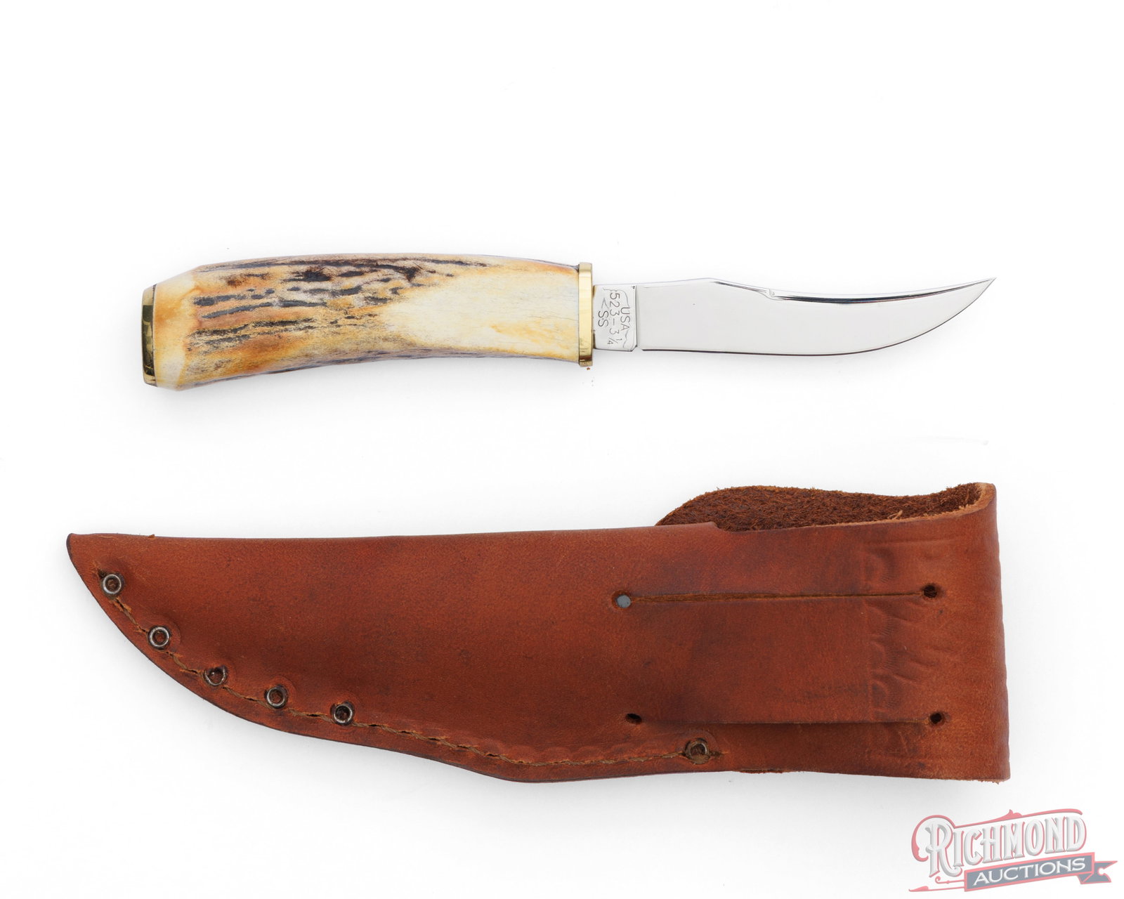 Case XX 523-3 1/4 Stainless Steel Small Game Fixed Blade Knife in Original Gift Set Tin - 3