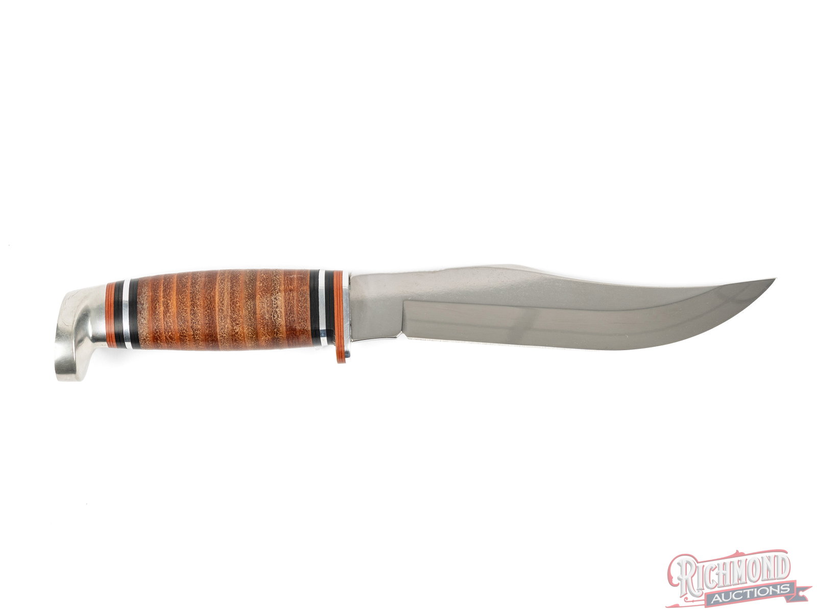 Case XX "25 years 2017 Friends of the NRA" Hunting Knife With Leather Sheath - 3