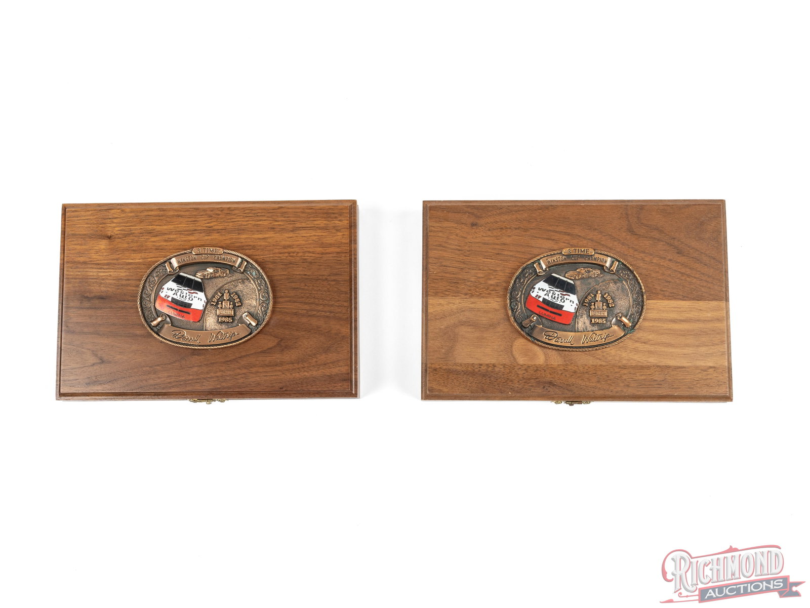 Two Case XX Large Coke Bottle Folder Knives Limited Edition Darrel Waltrip Commemorative - 2