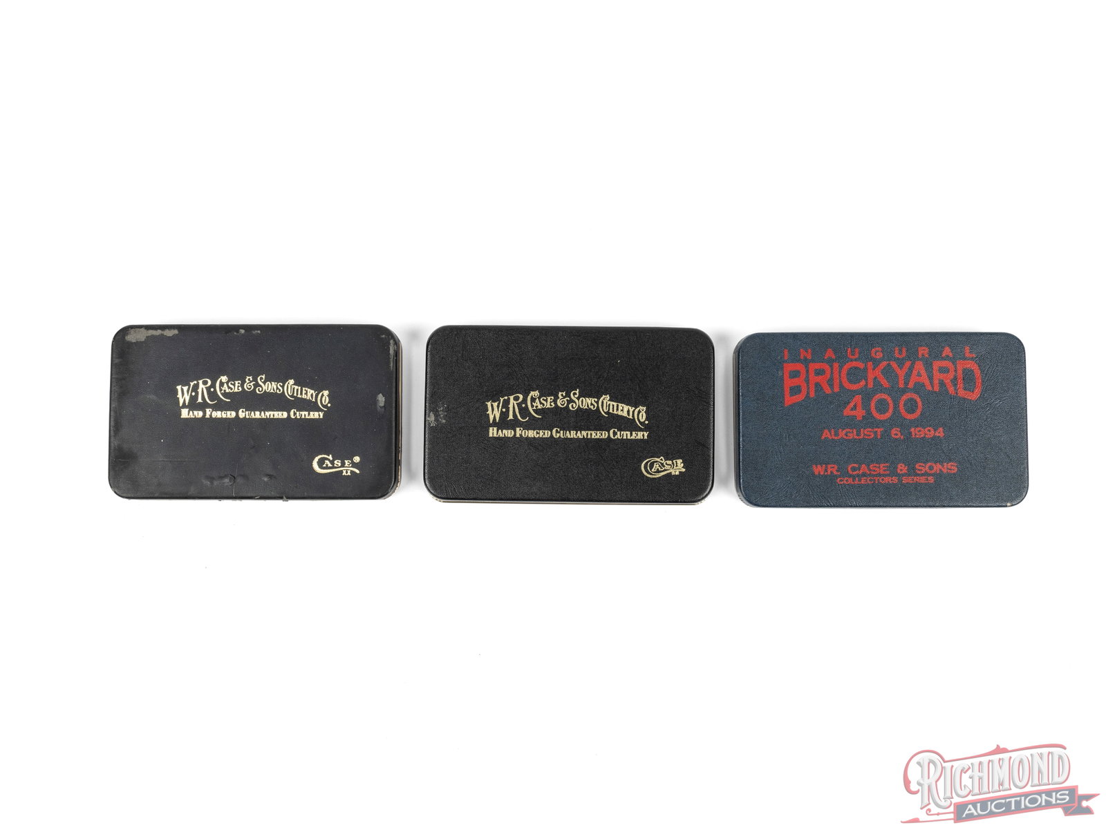 Three Case XX Trapper Folder Knives Dale Earnhardt & Jeff Gordon Commemorative - 2
