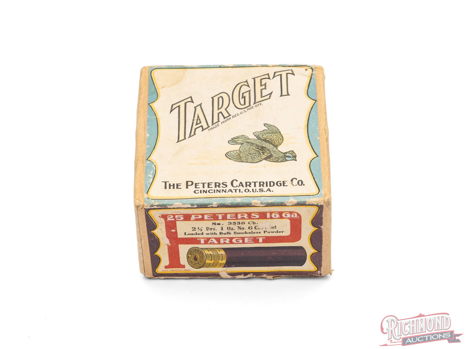 Full Two Piece Box of Peters 16 Gauge Target Shells With Bulk Smokeless Powder (1 of 2)