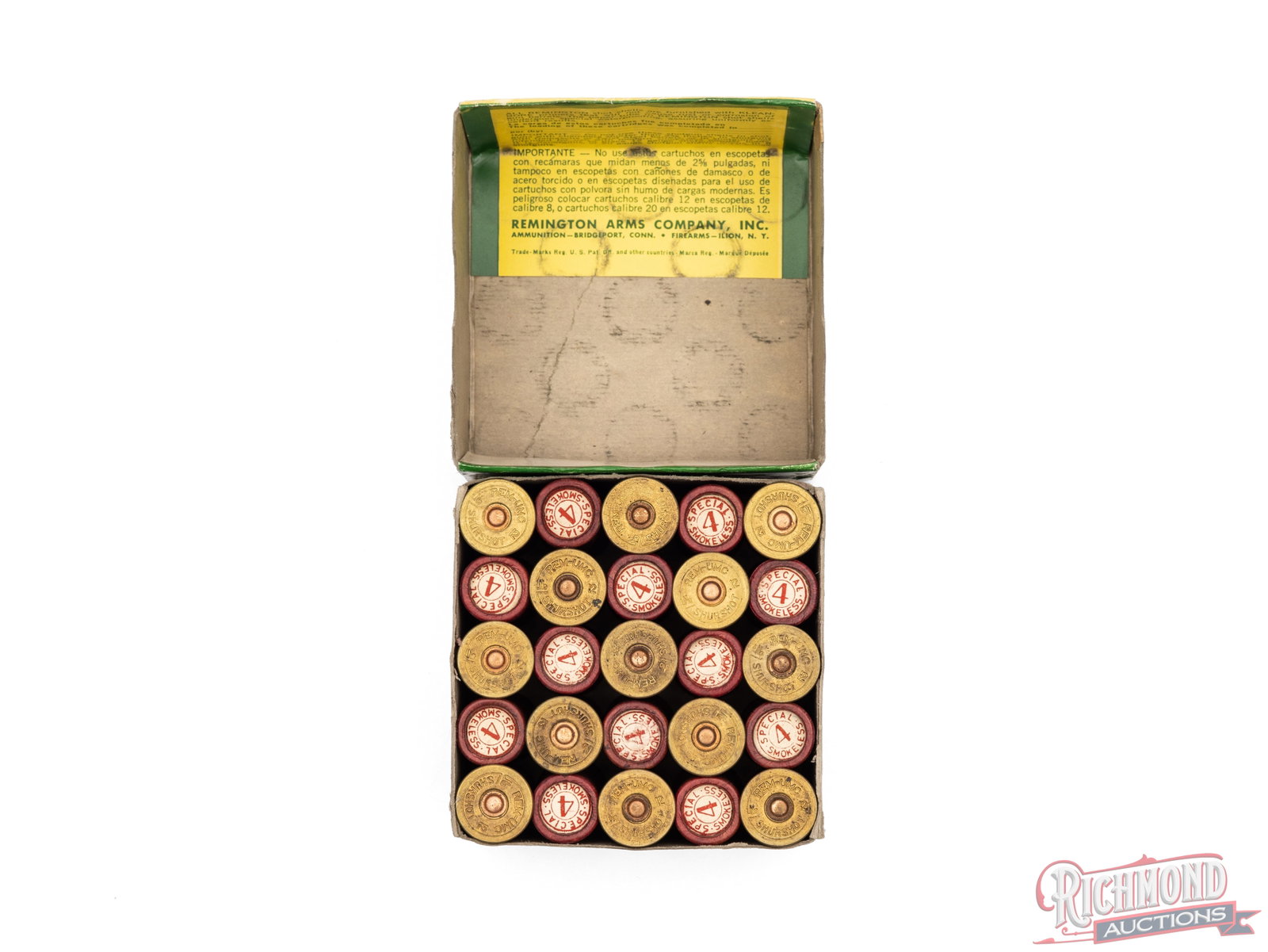 Full Box of Remington Shur Shot 12 Gauge 2 5/8" Smokeless Wetproof Shot Shells - 2