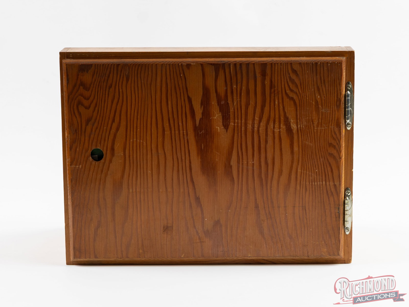 Wood Display Case With Remington, Federal & Sears Collector Shotshell Boxes - 2