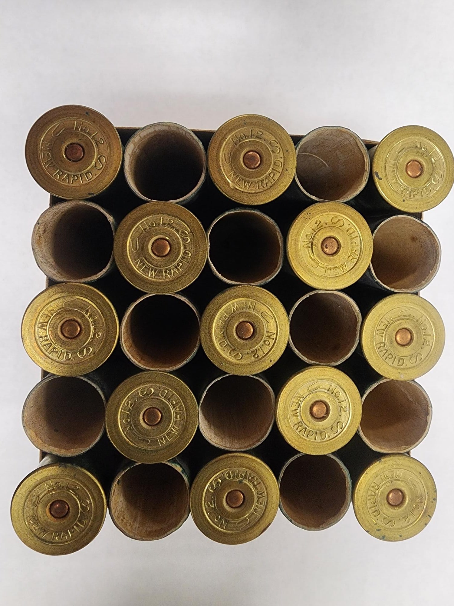 Full Box of US Cartridge Co. 12 Gauge New Rapid Empty Primed Shells - 2