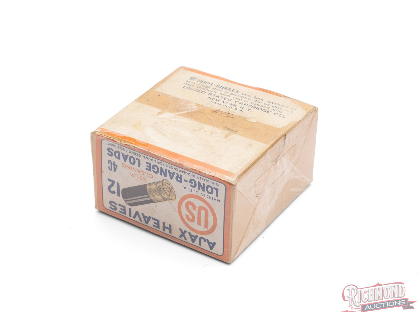 US Cartridge Co. 12 Gauge Ajax Heavies Long-Range Loads Collector's Box - 2