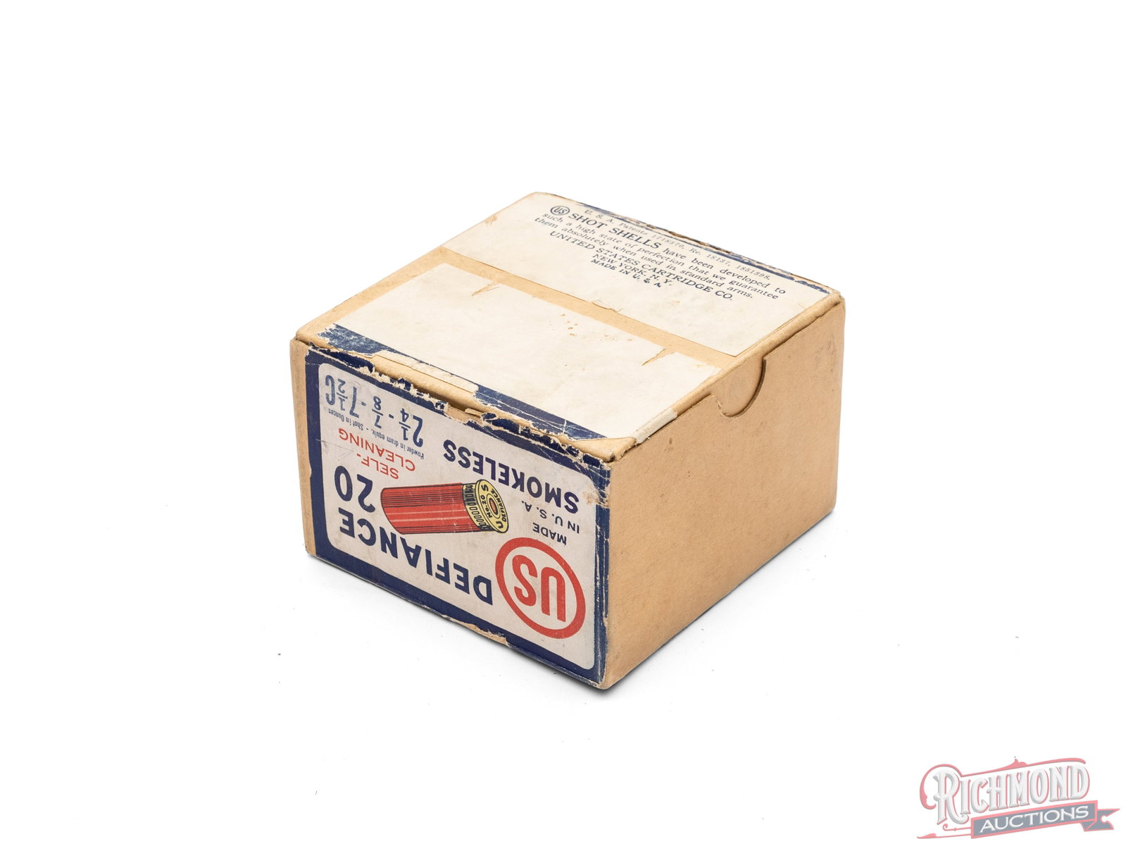 US Cartridge Co. Defiance 20 Gauge Collector's Shell Box - 2