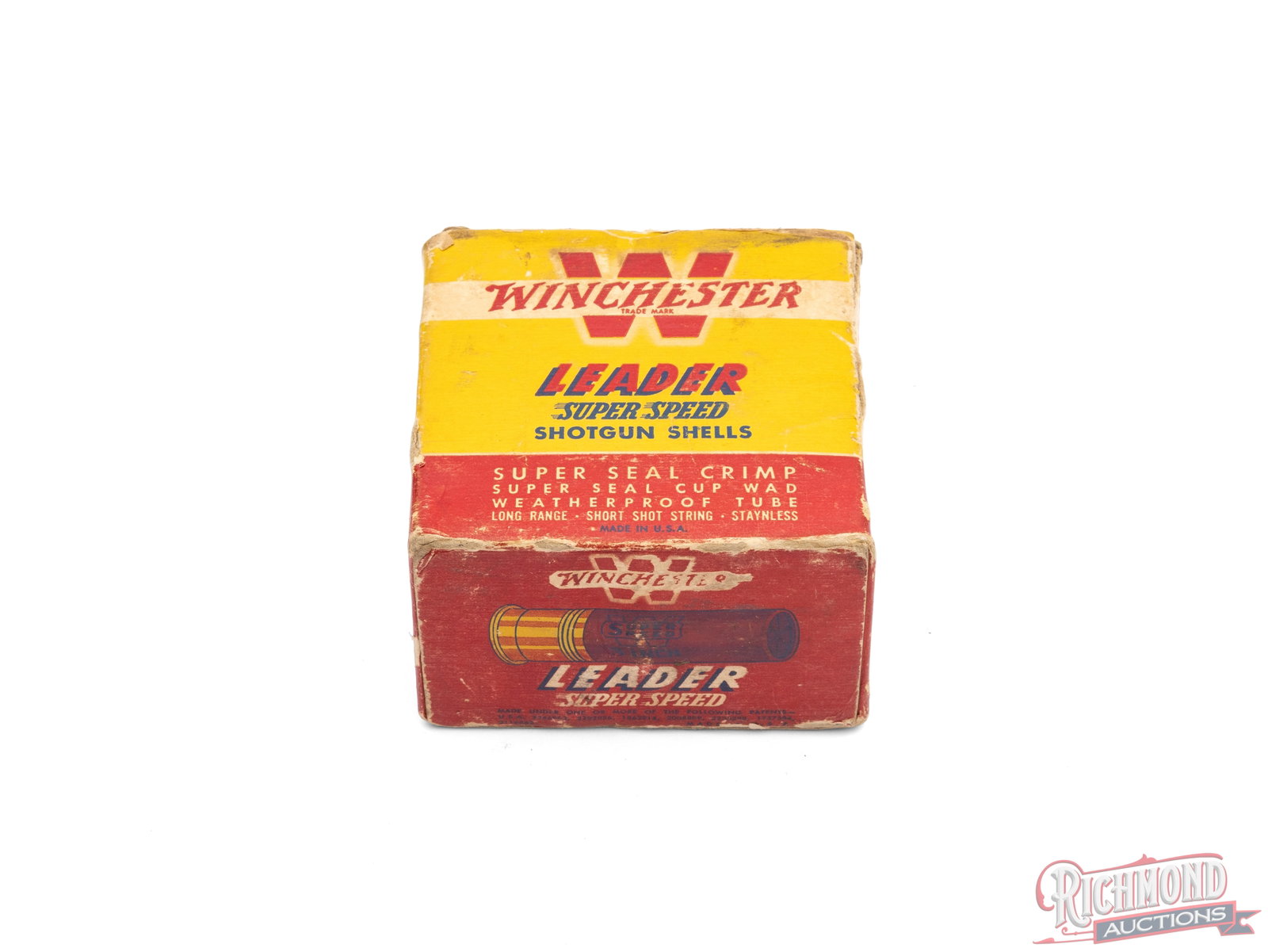 Winchester Leader 12 Gauge 3" Leader Super Speed Shotgun Shell Collector's Box (1 of 2)
