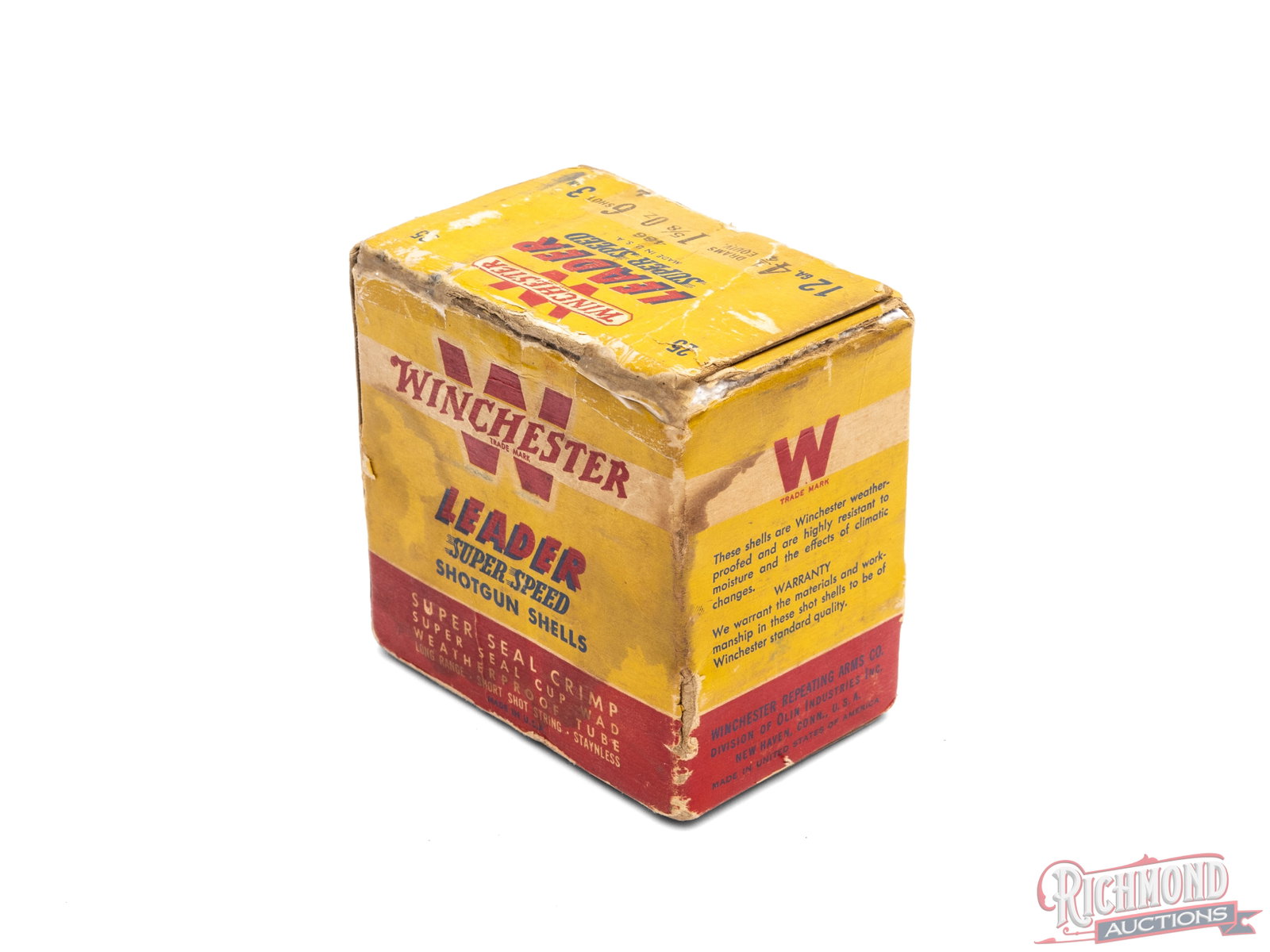 Winchester Leader 12 Gauge 3" Leader Super Speed Shotgun Shell Collector's Box - 2