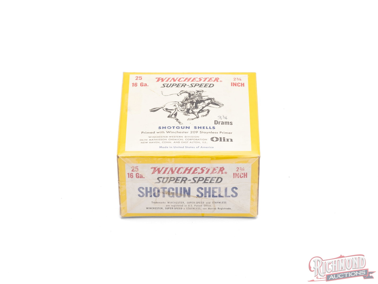 Winchester Super-Speed 16 Gauge Shotgun Shell Two Piece Collector's Box (1 of 2)