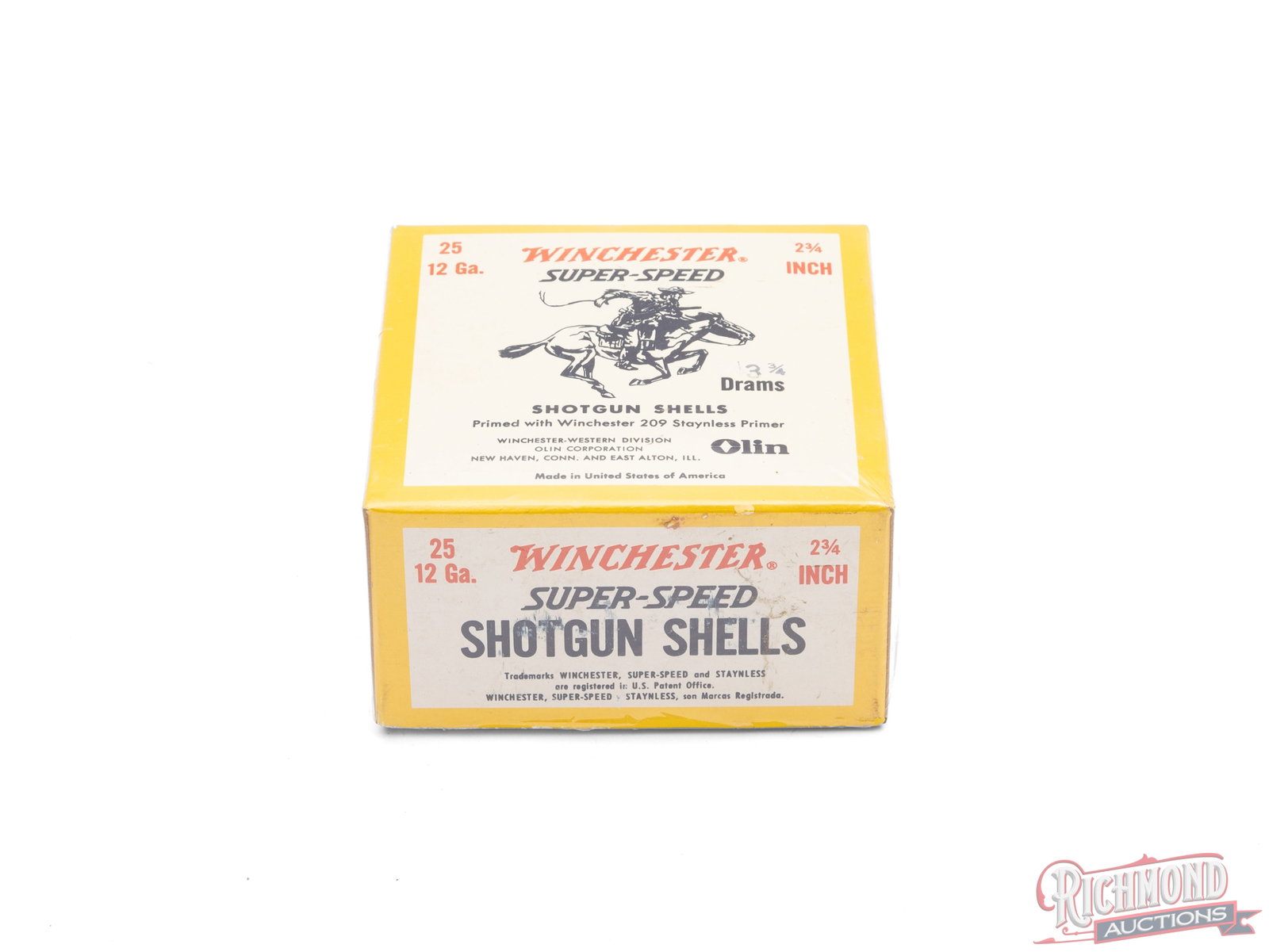 Winchester Super Speed 12 Gauge 2 3/4" Shells Collector's Box (1 of 2)